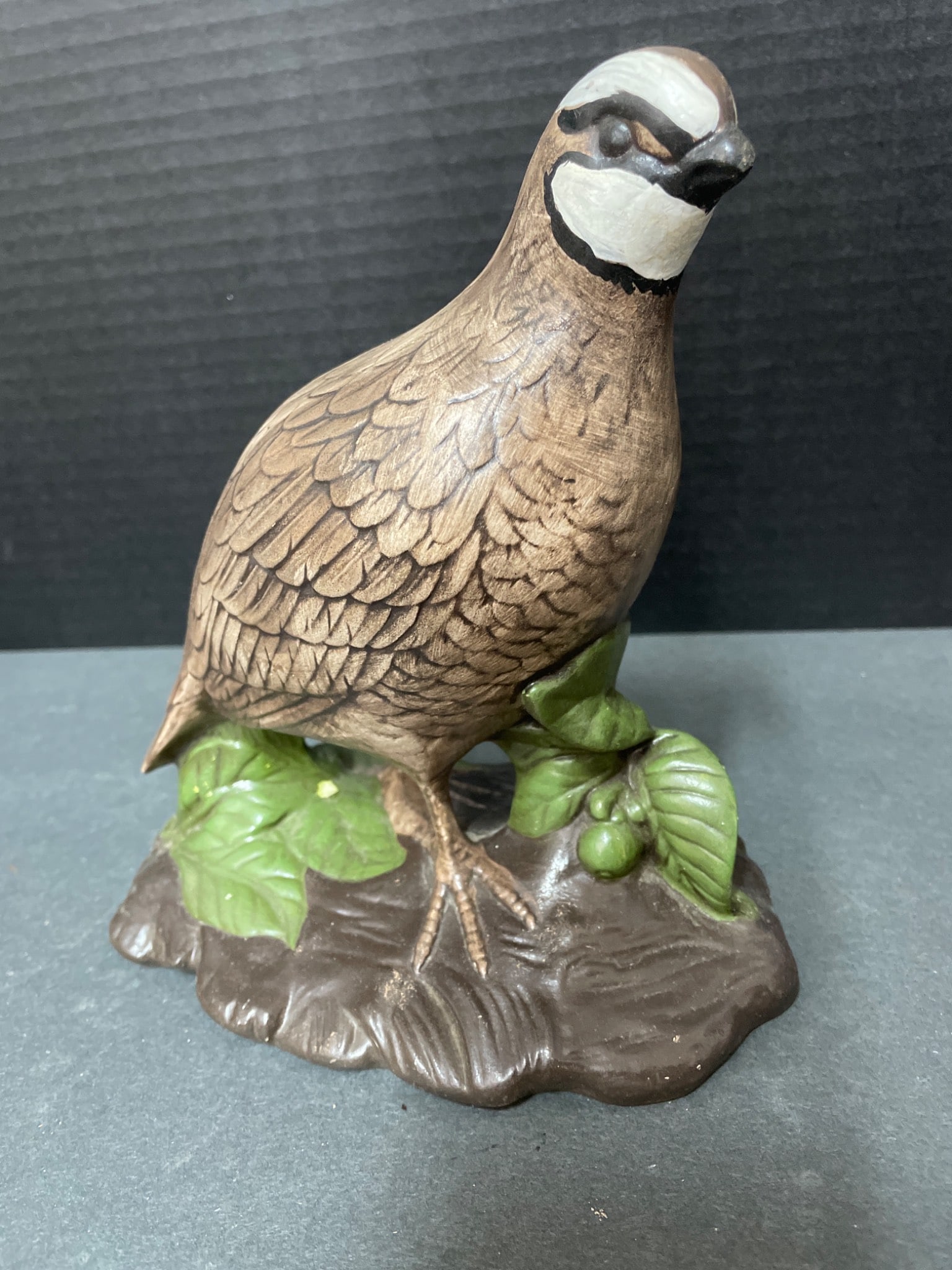 Bird Figurines: Handcrafted Single & Double Quail with Markings - 2