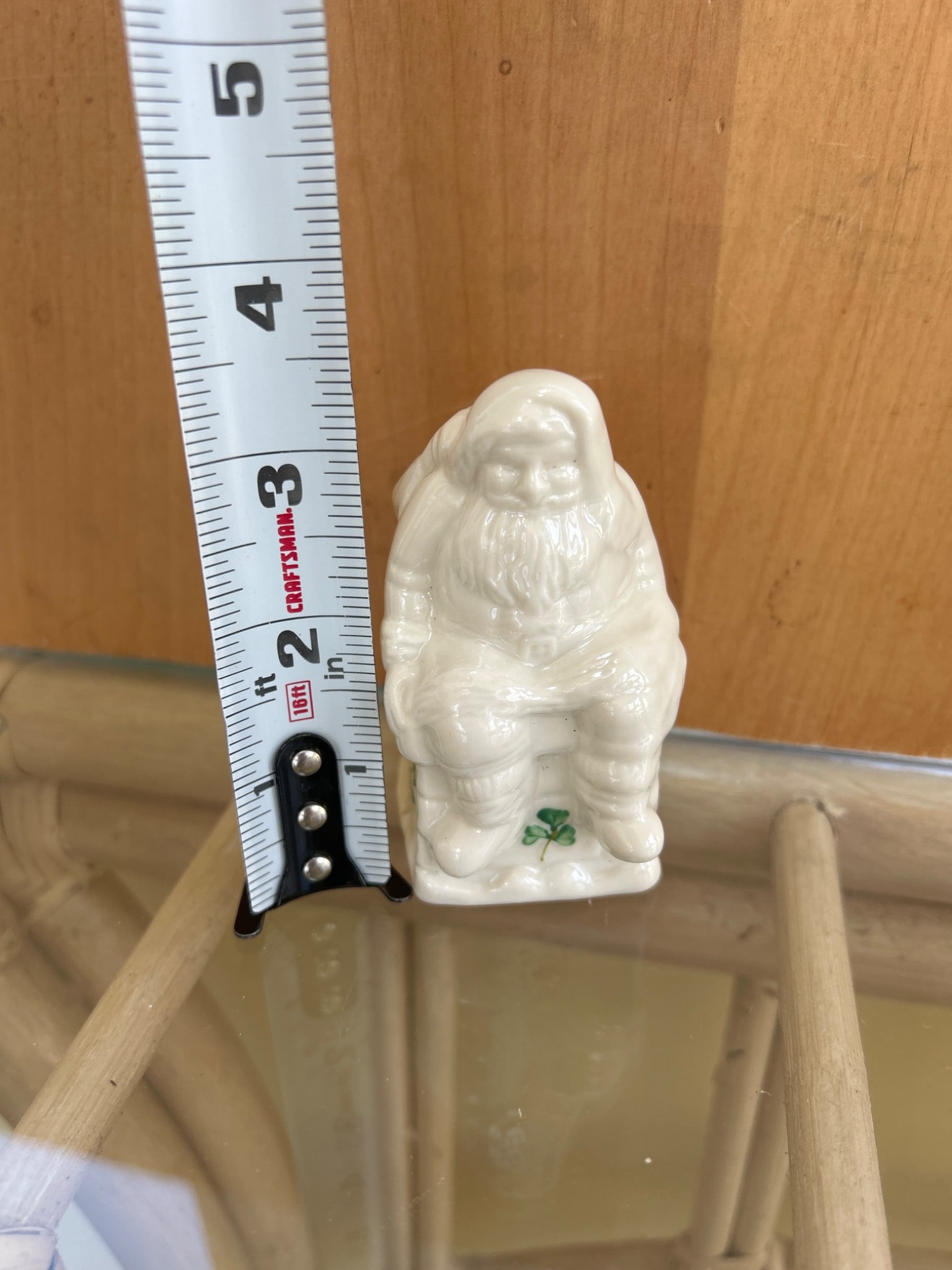 Belleek Santa in Chimney Salt Shaker, 2,087 - 7