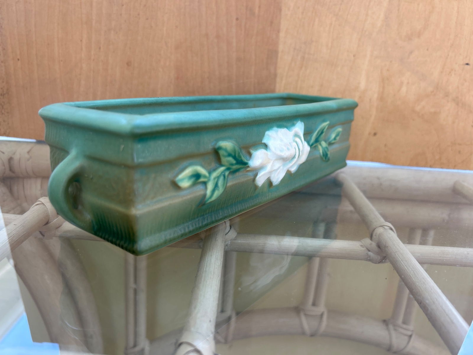 Rectangular Ceramic Planter, USA, Model 653-8 - 2