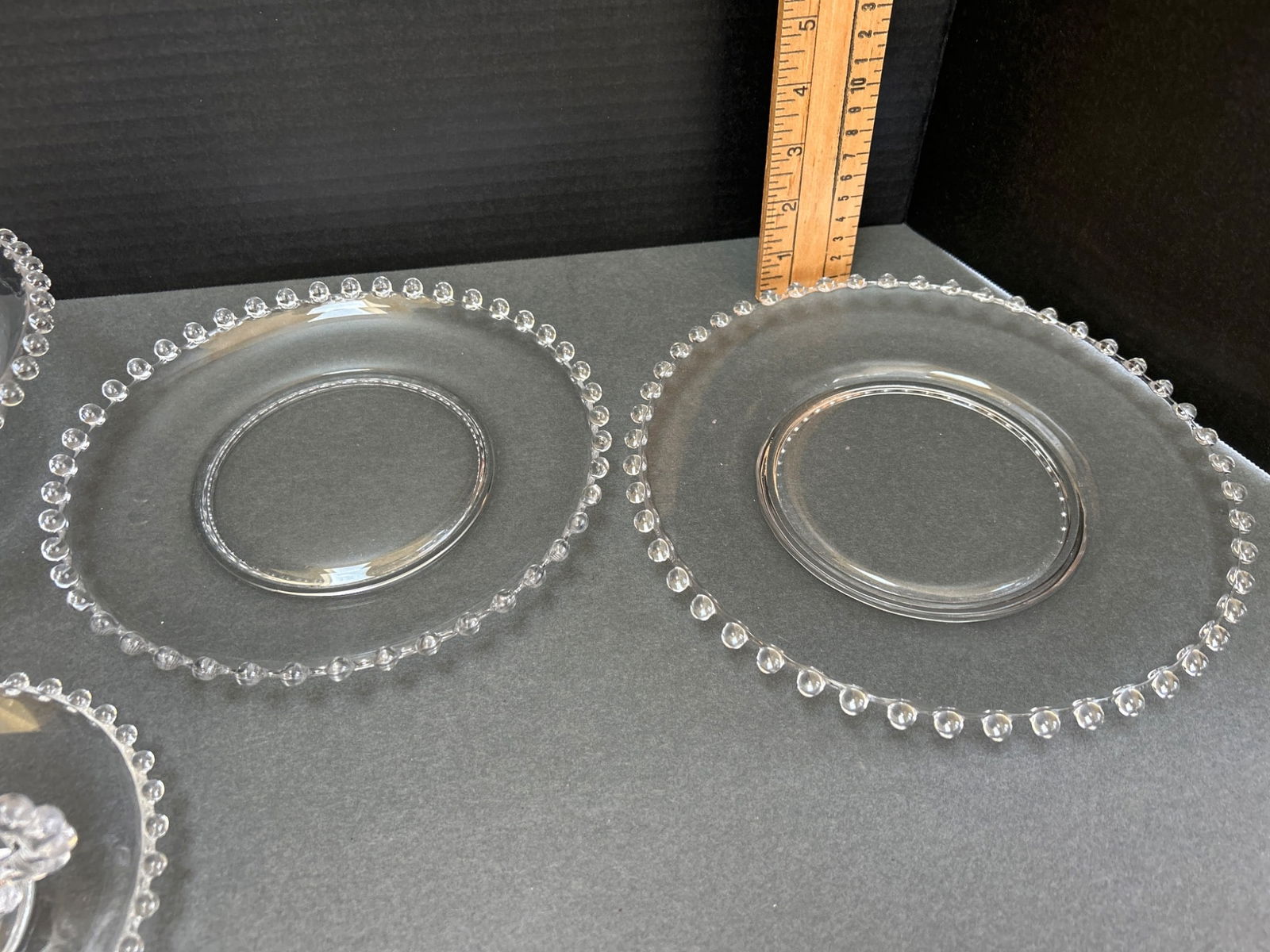 Imperial Glass Candlewick Clear Glass Dinnerware Set - 3