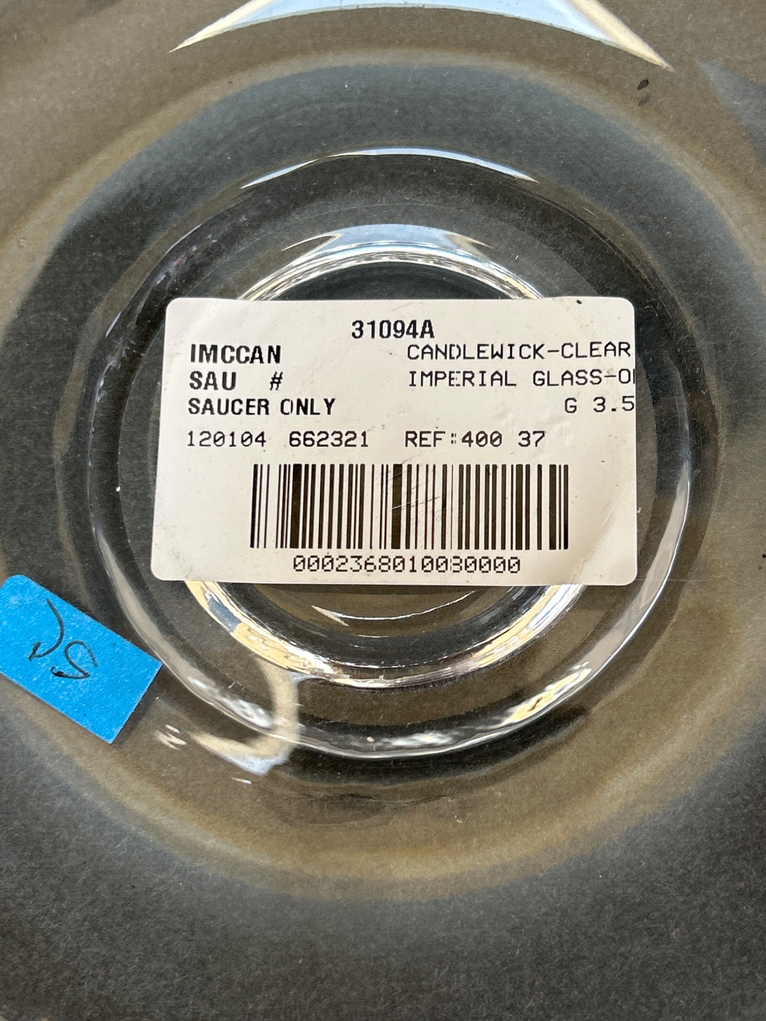 Imperial Glass Candlewick Clear Glass Dinnerware Set - 5