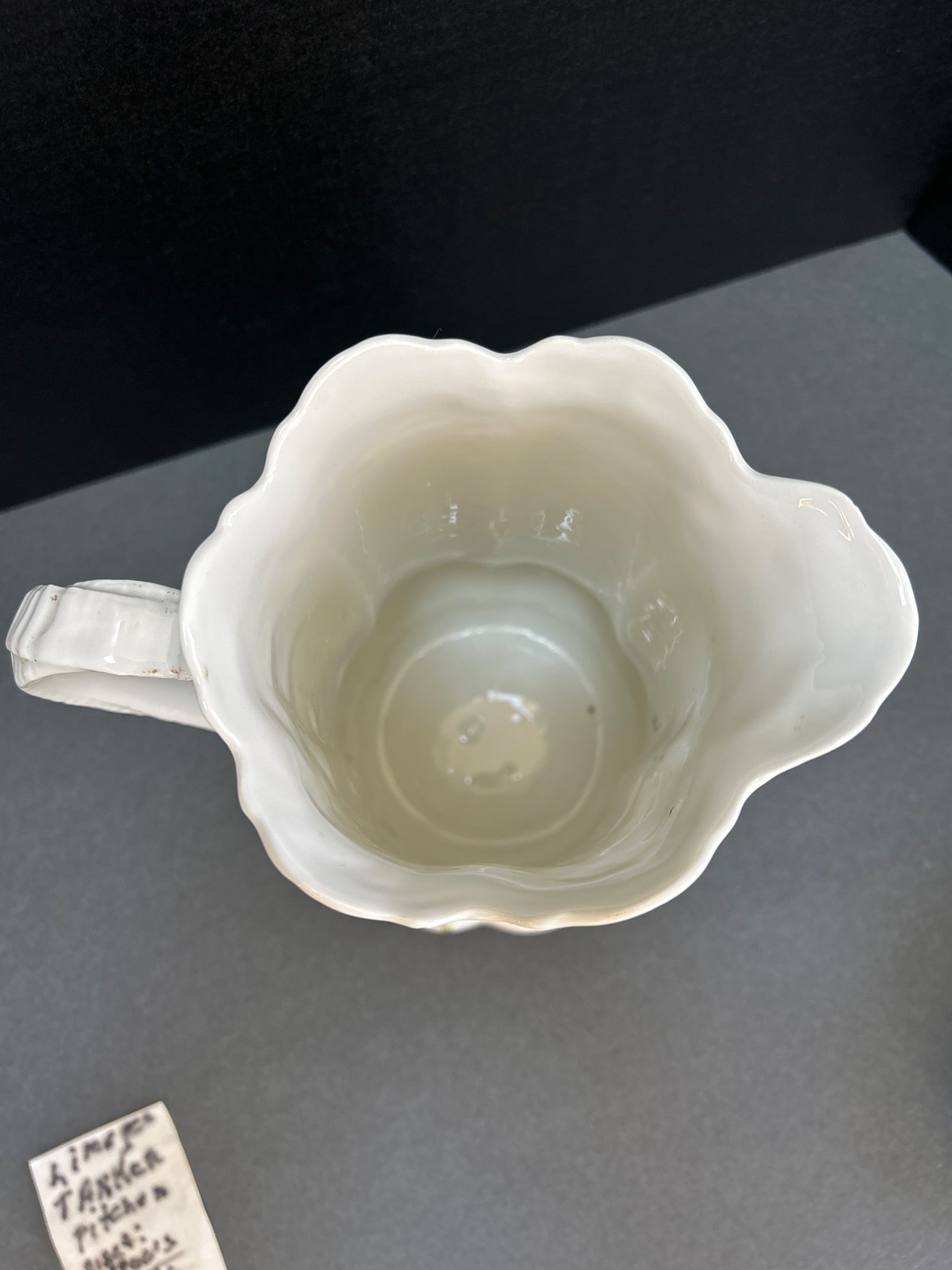 Porcelain Pitcher by Limoges, France with Floral Design - 6