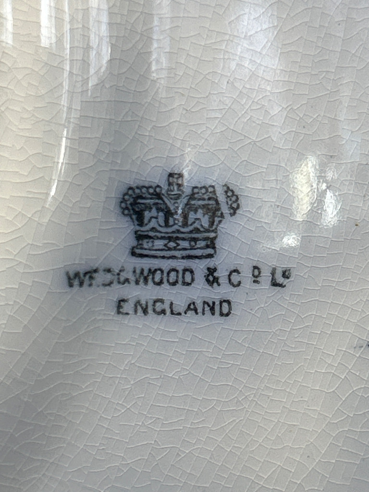 Wedgwood & Co Blue and White Transferware Plate with Scenic Design - 4