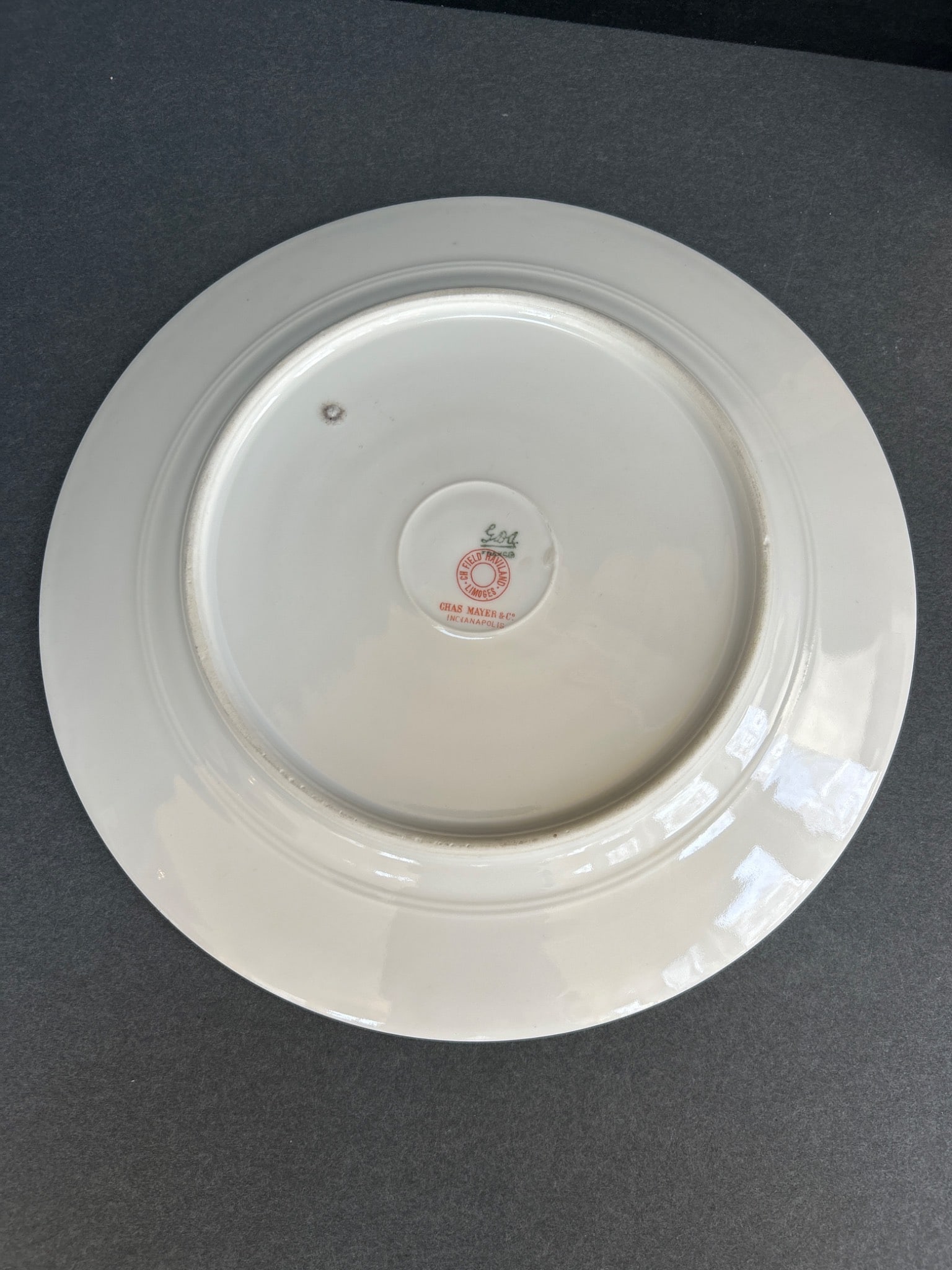 GDA Limoges Plate By Chas Mayer & Co, 8.5 Inches - 3