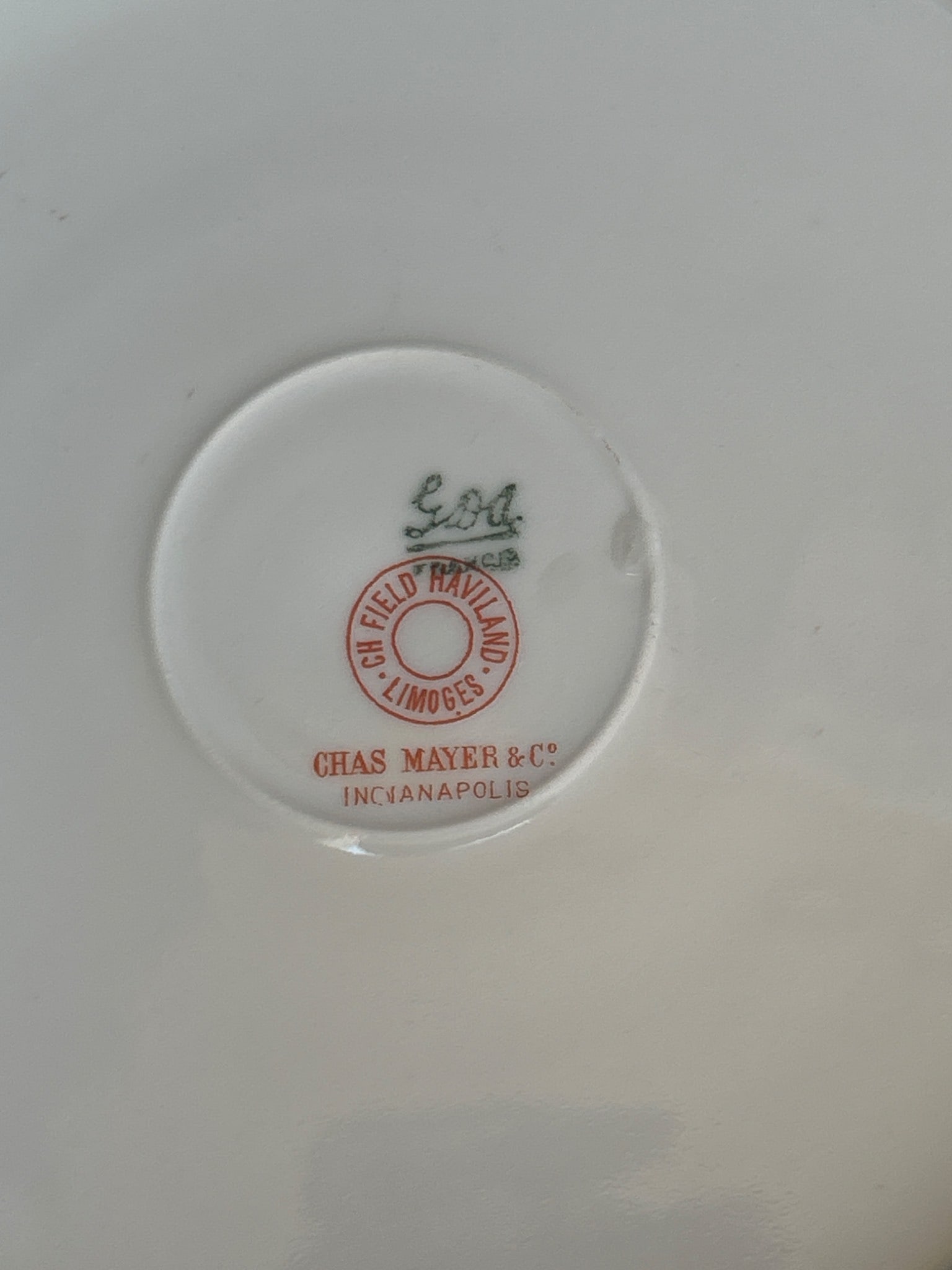 GDA Limoges Plate By Chas Mayer & Co, 8.5 Inches - 4