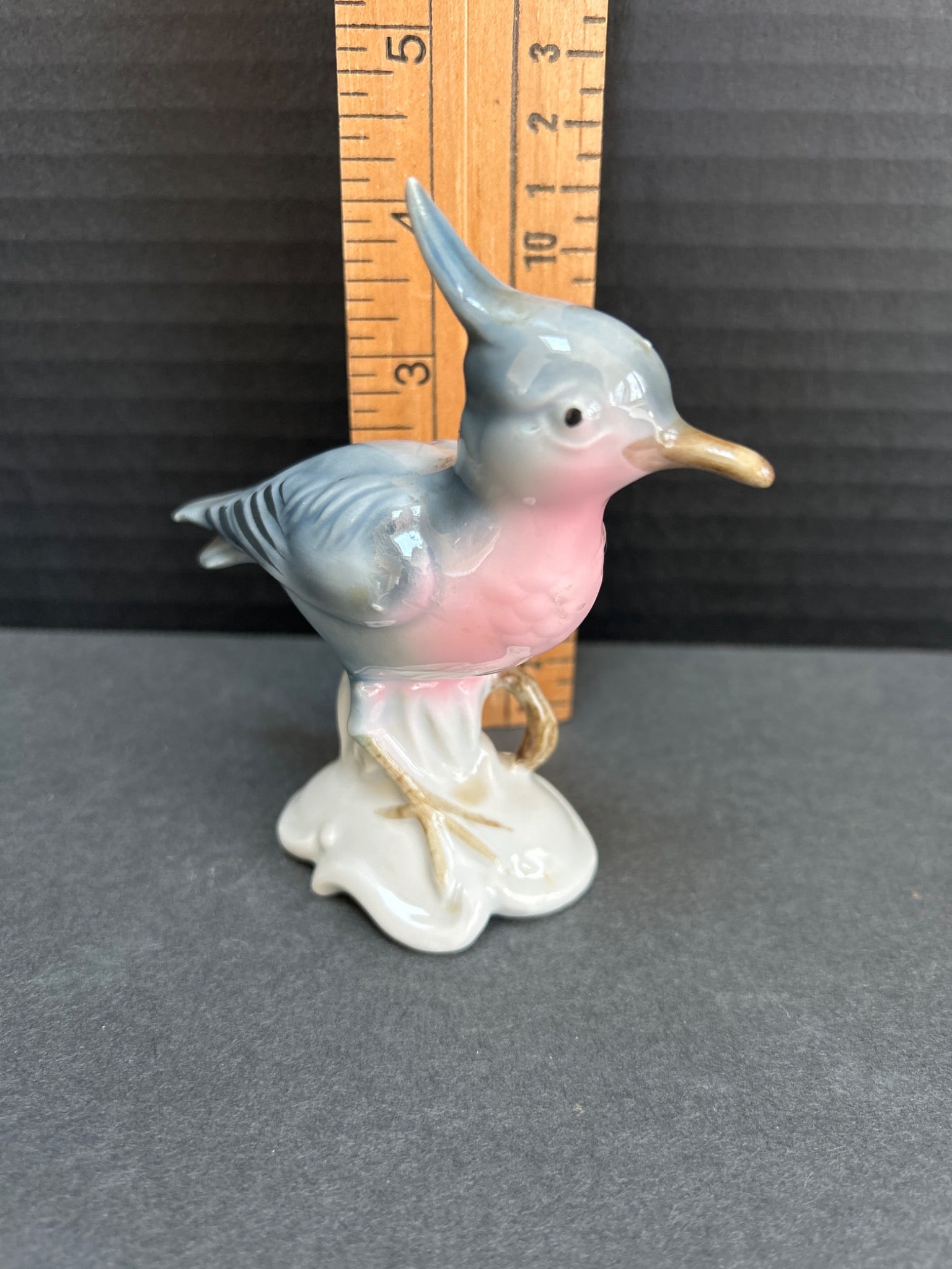 Erphila Germany Porcelain Bird Figurine with Marking on Base - 2