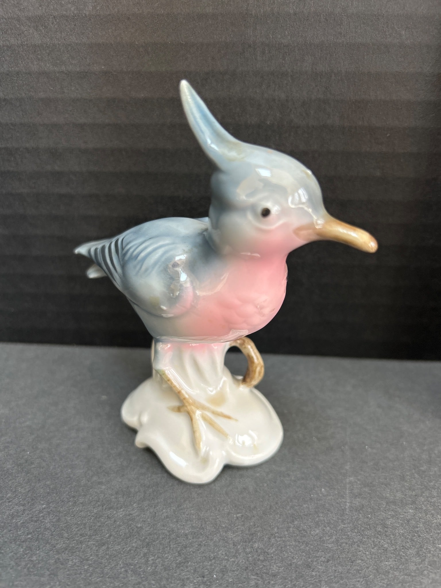 Erphila Germany Porcelain Bird Figurine with Marking on Base - 3