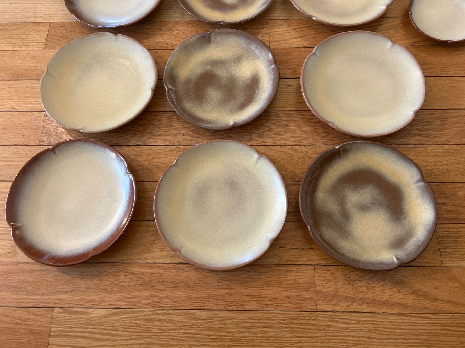 Ceramic and Stoneware Dinnerware Pieces in Tan and Brown Tones - 2