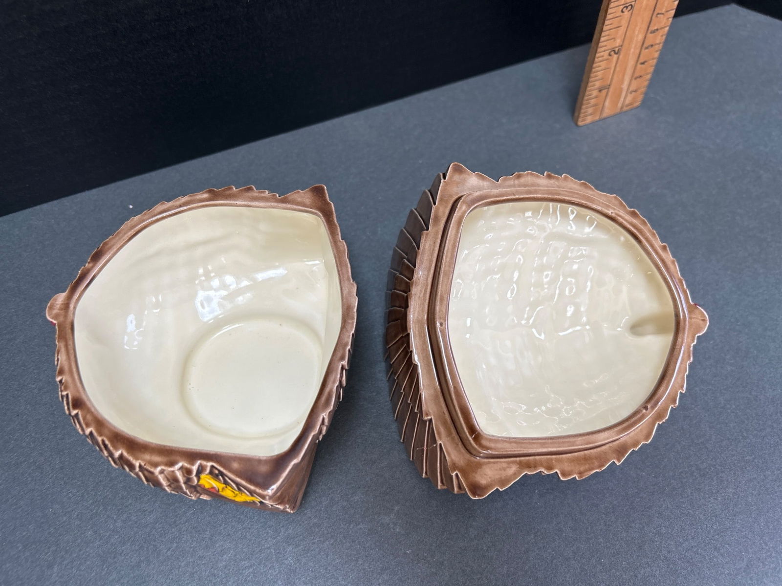 Ceramic Turkey-Shaped Covered Dish with Hand-Painted Details - 4