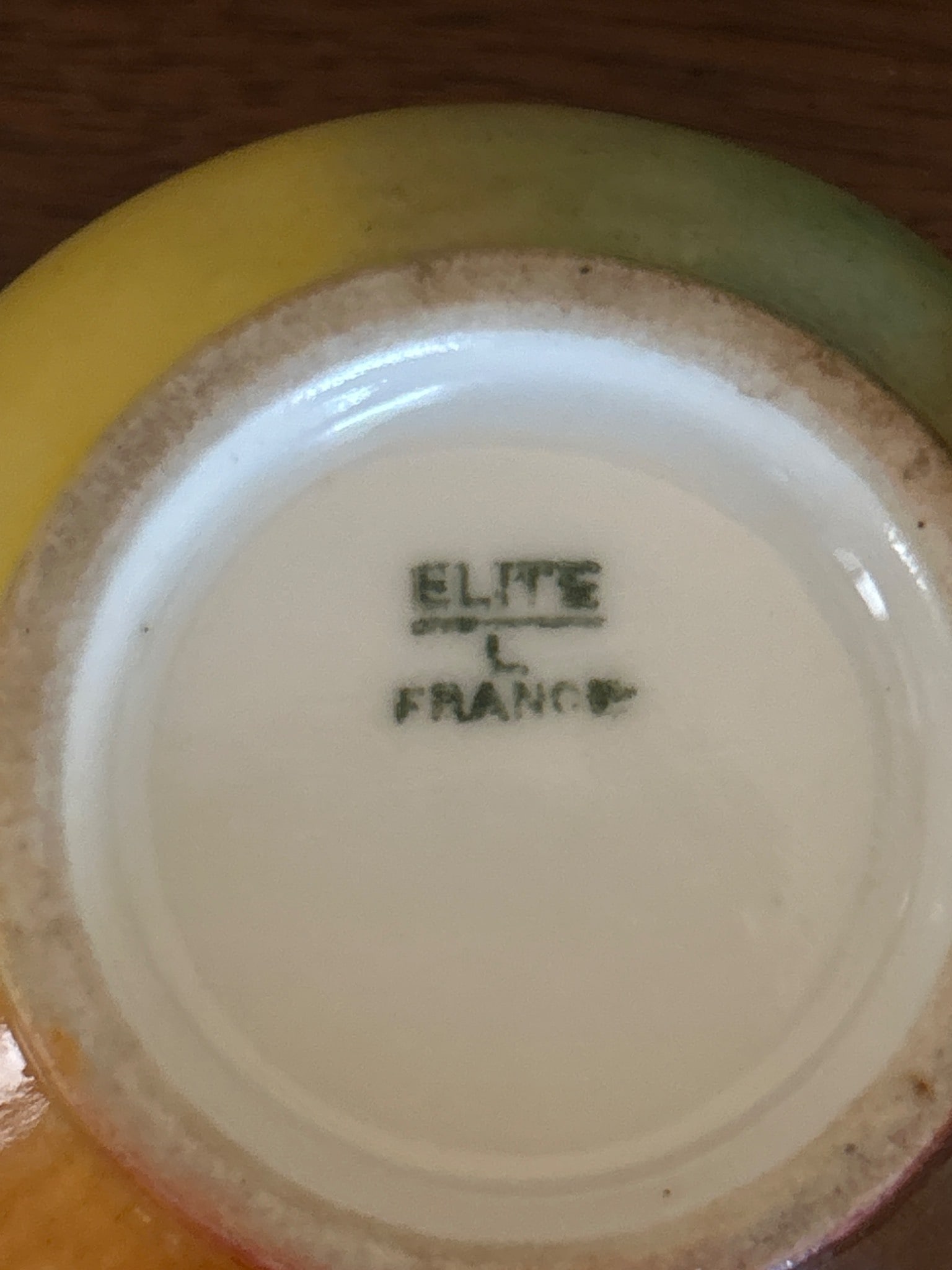 Elite L France Porcelain Jar with Hand-Painted Detail - 7