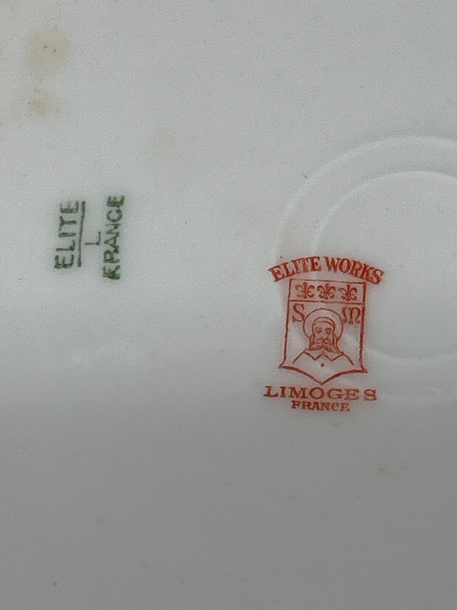 Elite Works Limoges Porcelain Bowl With Pink Rose Pattern and Gold Trim - 4