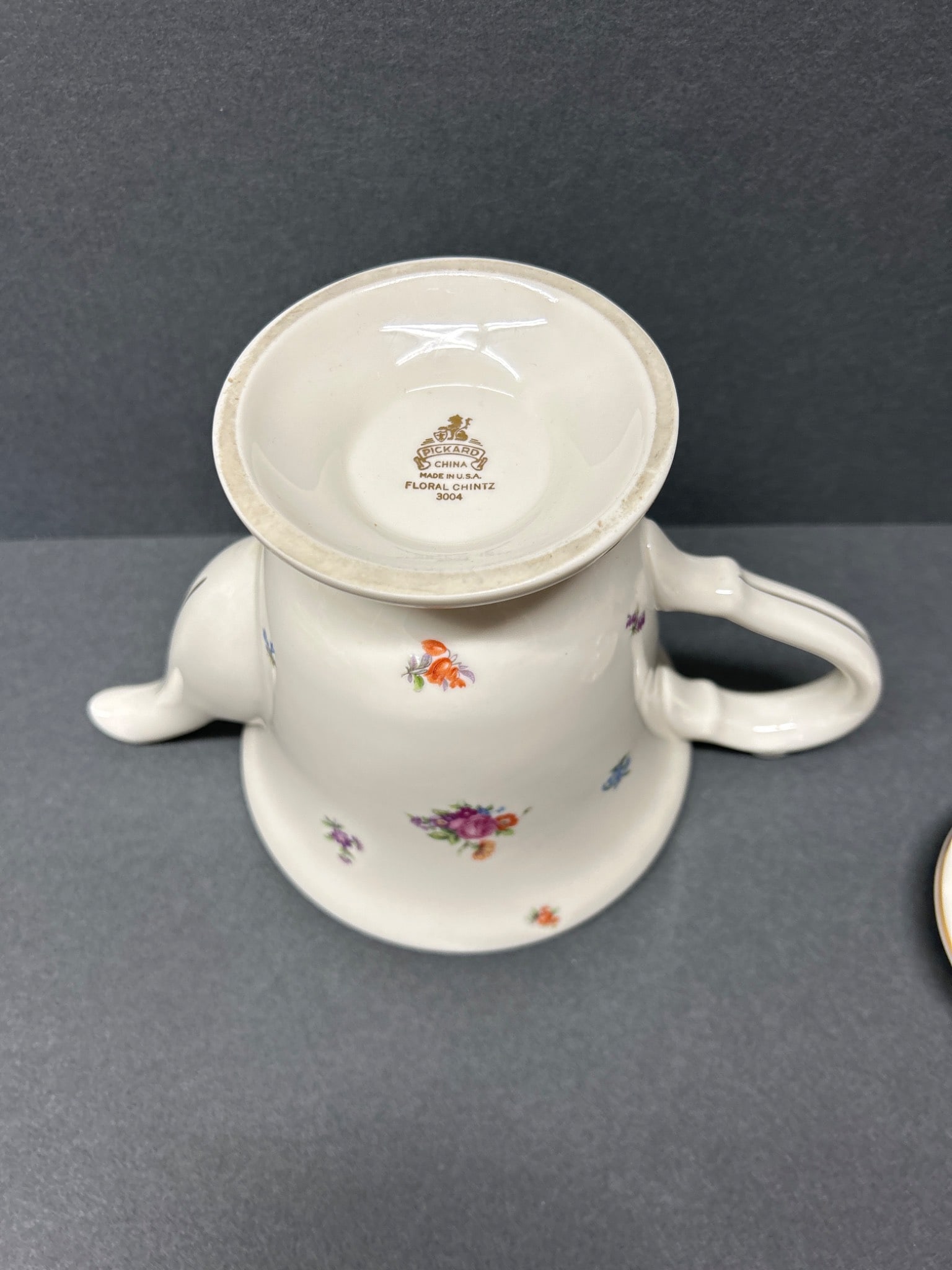 Pickard China Floral Chintz 3004 Teapot with Lid, Made in USA - 4