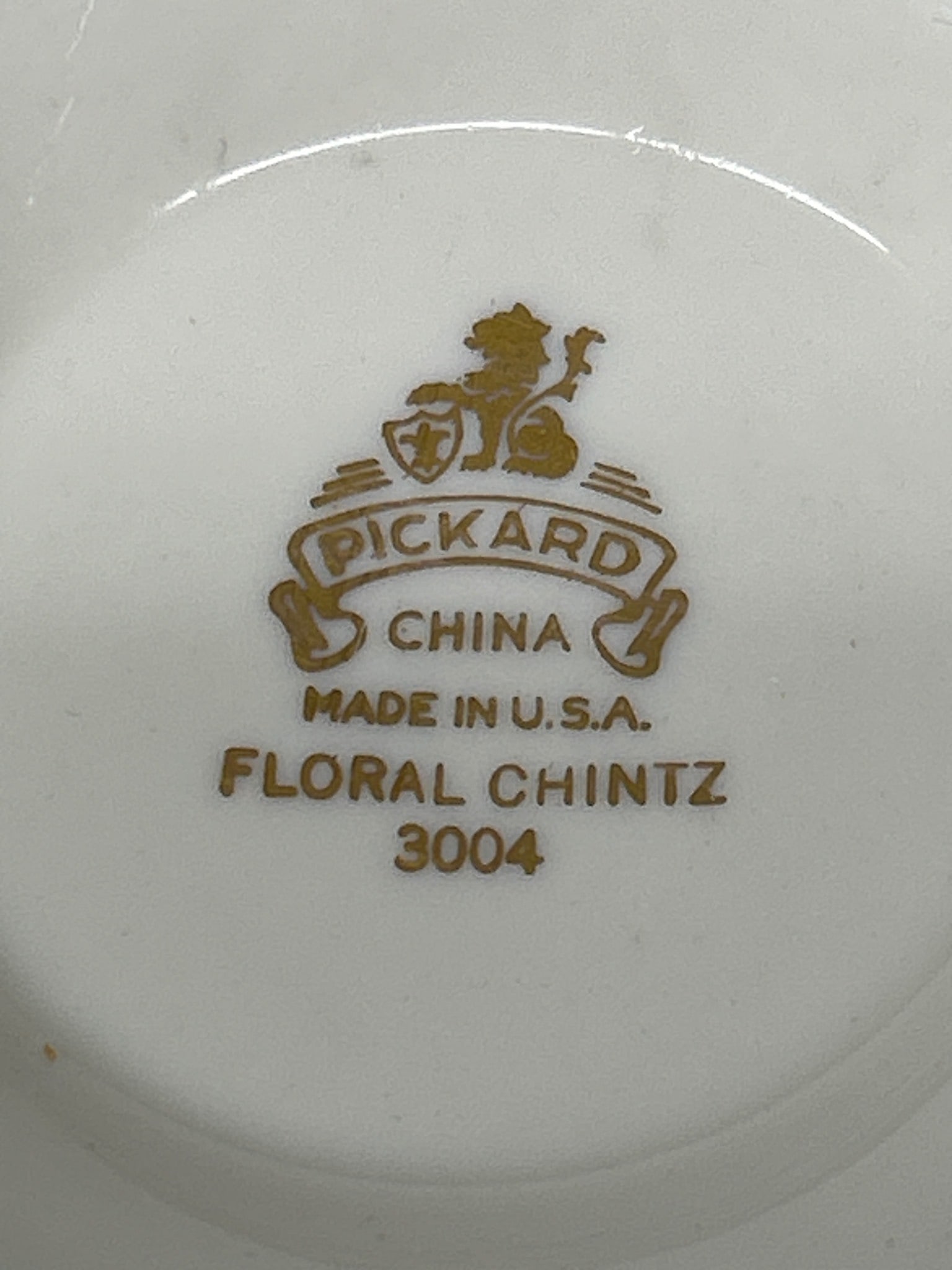 Pickard China Floral Chintz 3004 Teapot with Lid, Made in USA - 5