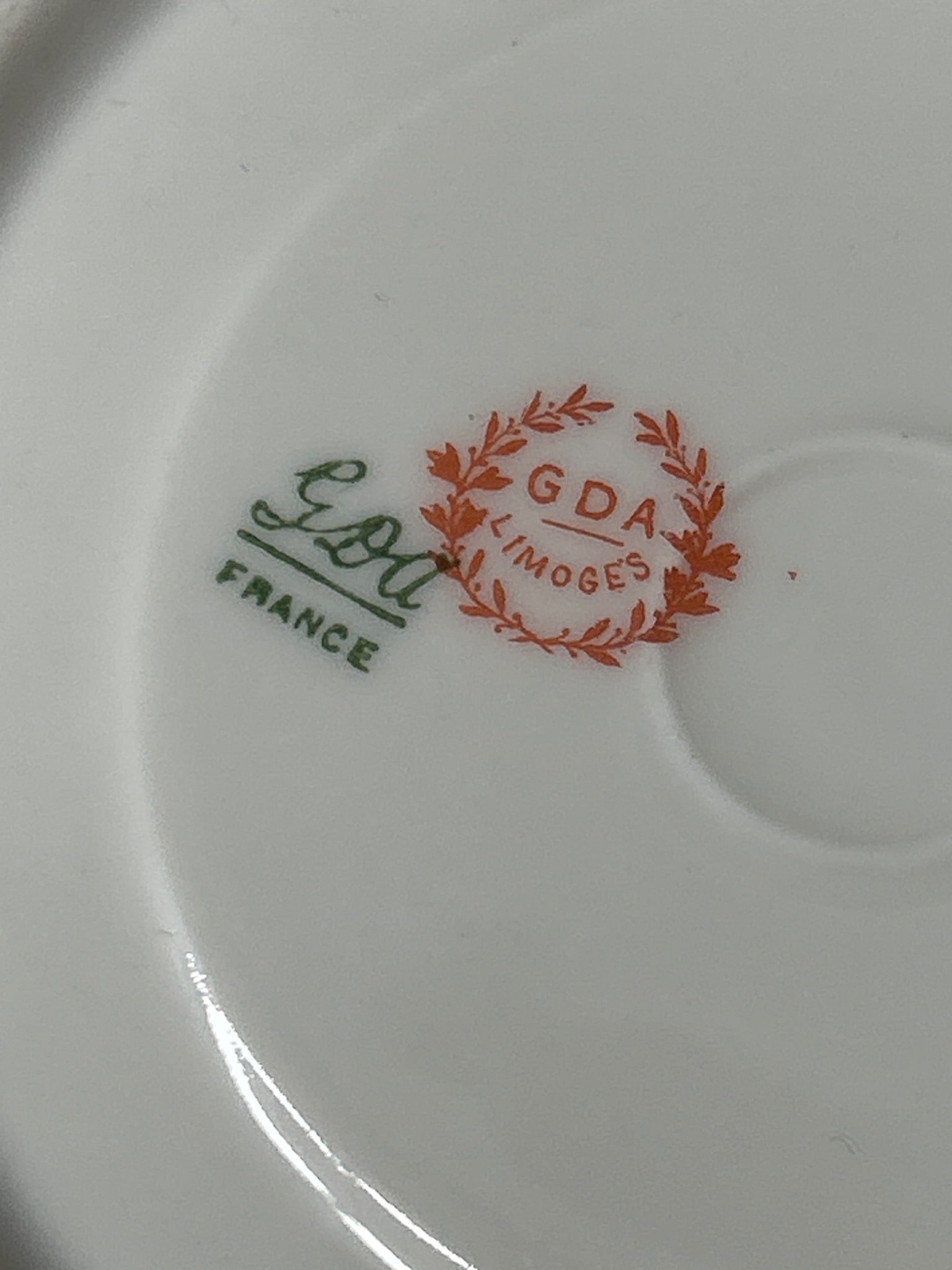 GDA Limoges Porcelain Tea Set with Floral Design, Made in France - 6