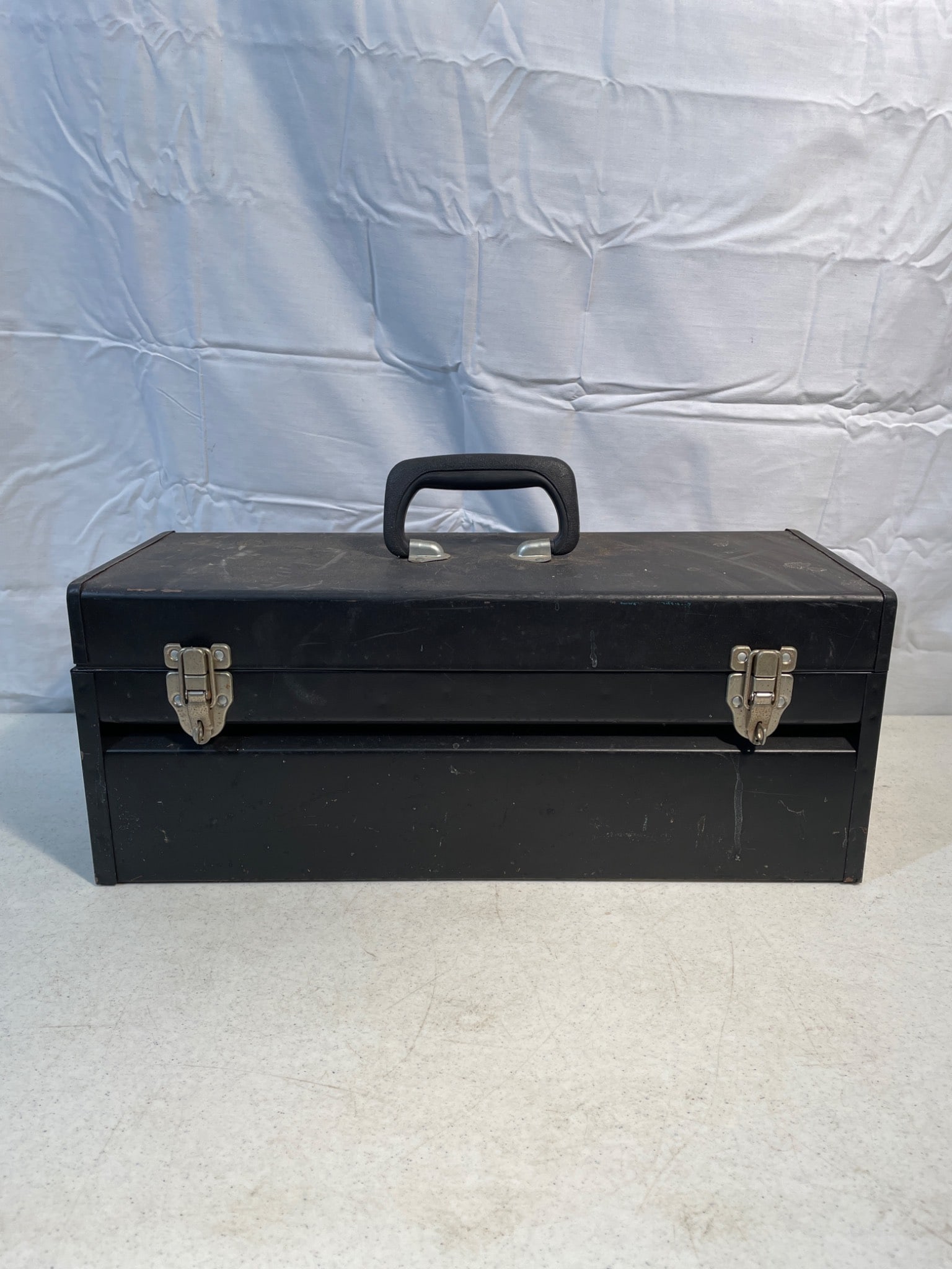Metal Toolbox with Assorted Tools and Accessories (1 of 2)