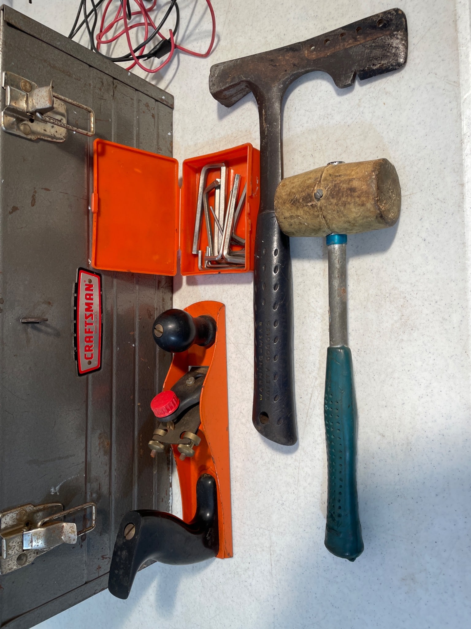 Craftsman Metal Tool Chest with Assorted Tools and Attachments - 3