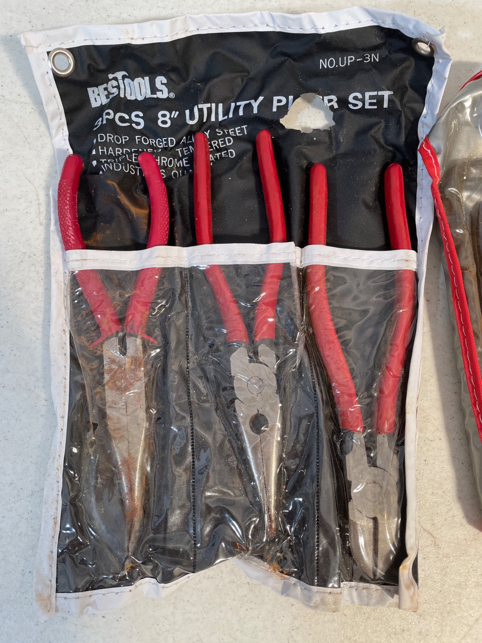 Bestools 3-Piece 8-Inch Utility Plier Set and 25-Piece Hex Key Set - 2