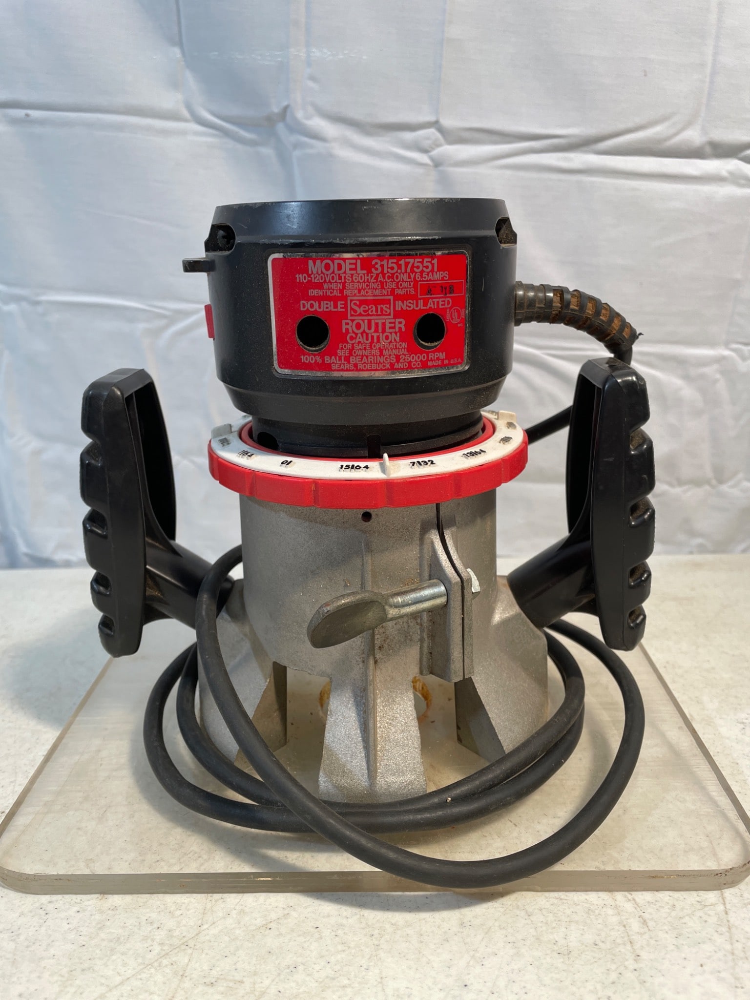 Craftsman 1 Horsepower Double Insulated Router Model 315.174921 - 2