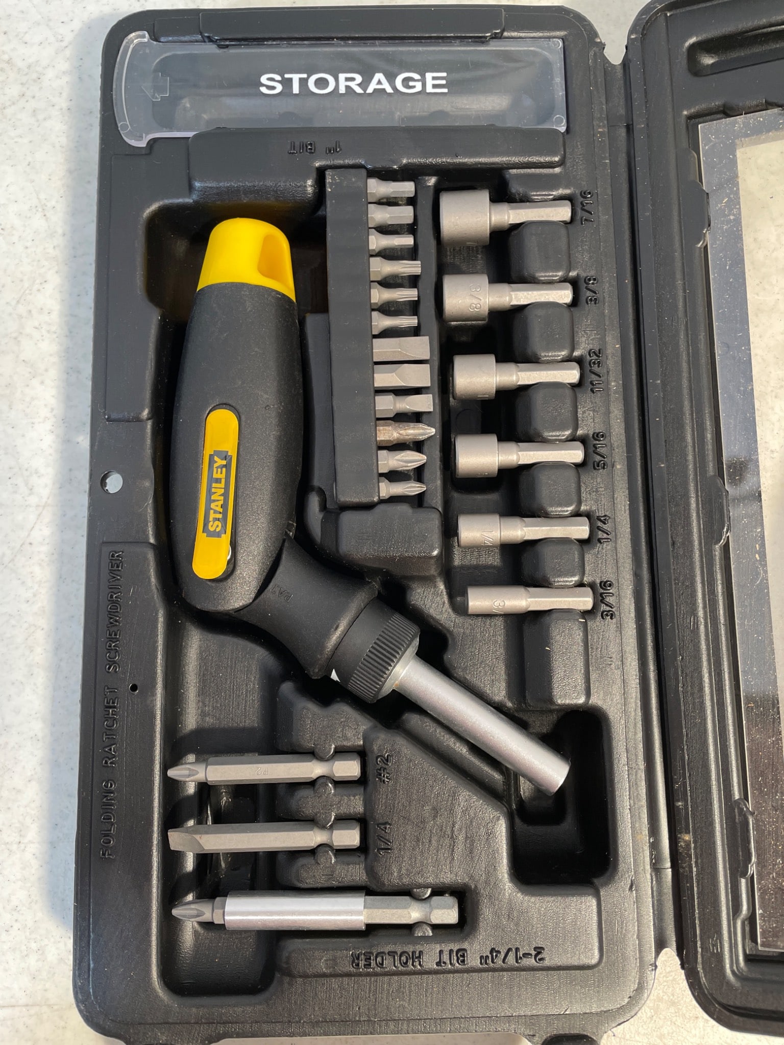 Stanley Multi-Bit Screwdriver and Socket Tool Sets with Cases - 3