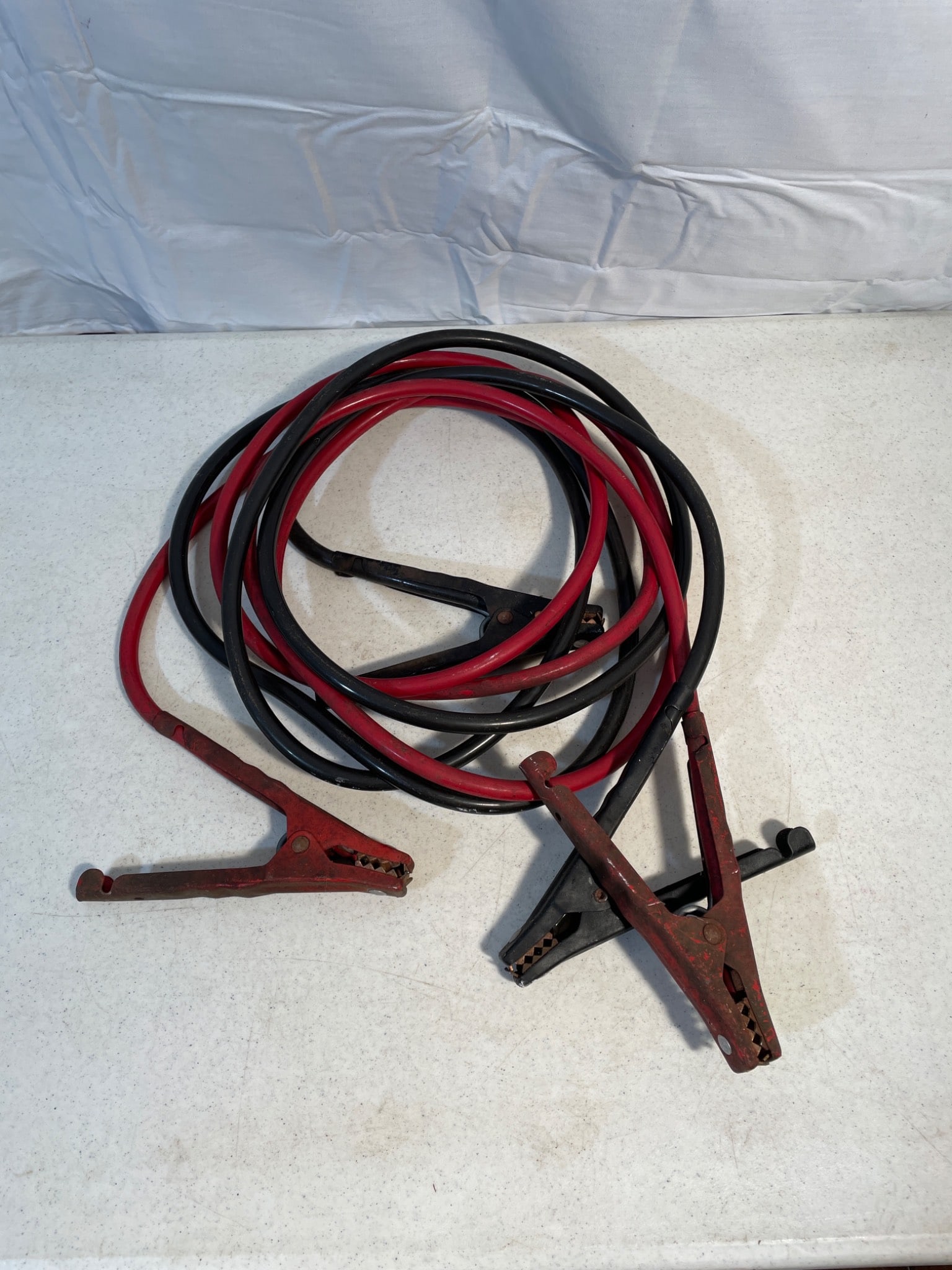 Automotive Jumper Cables with Red and Black Leads (1 of 1)