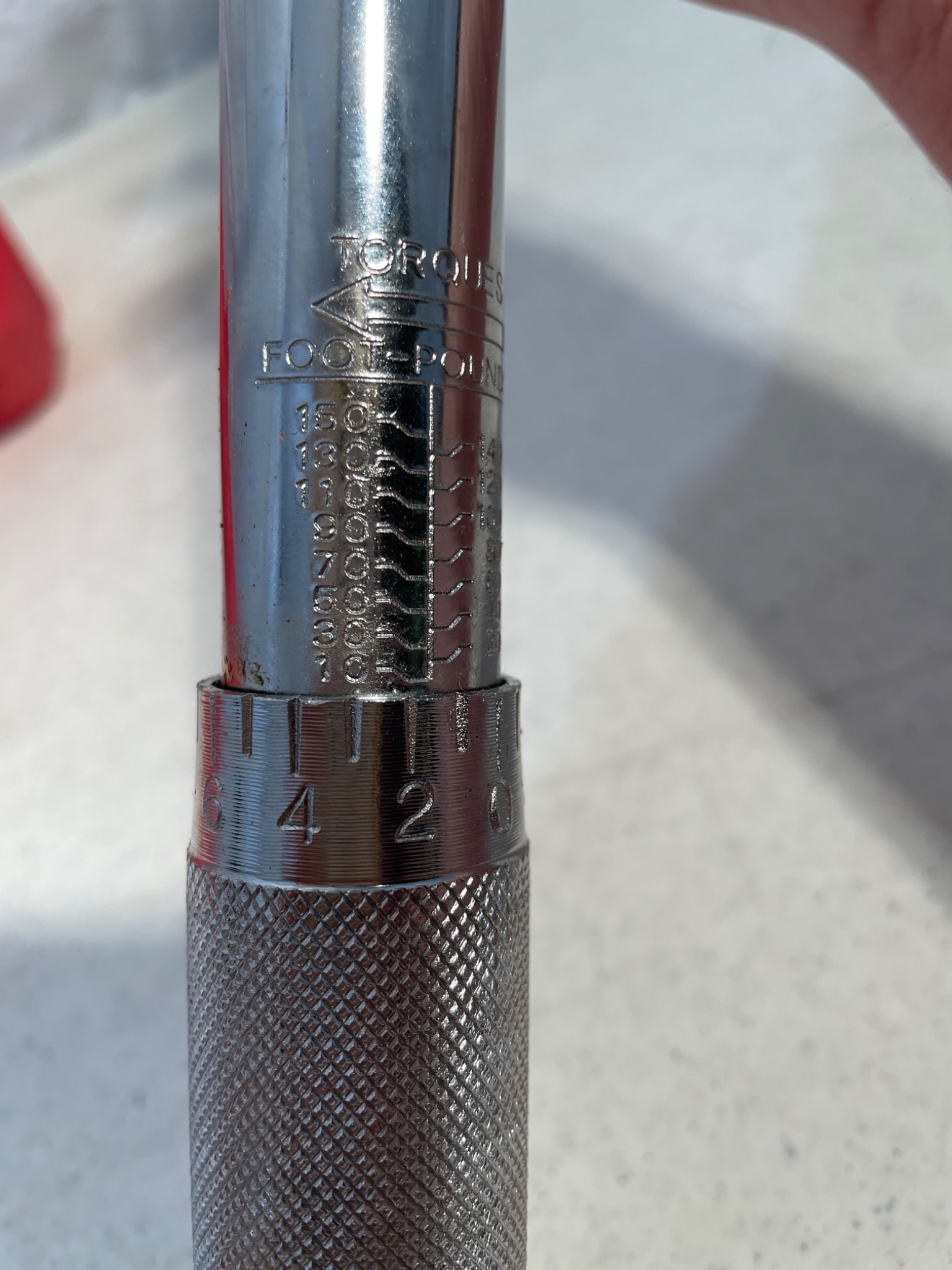 1/2 Inch Drive Adjustable Torque Wrench with Case and Manual - 2