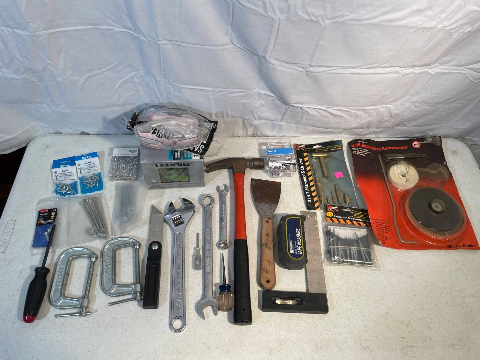 Tool Lot Including Hand Tools And Drill Accessories (1 of 4)