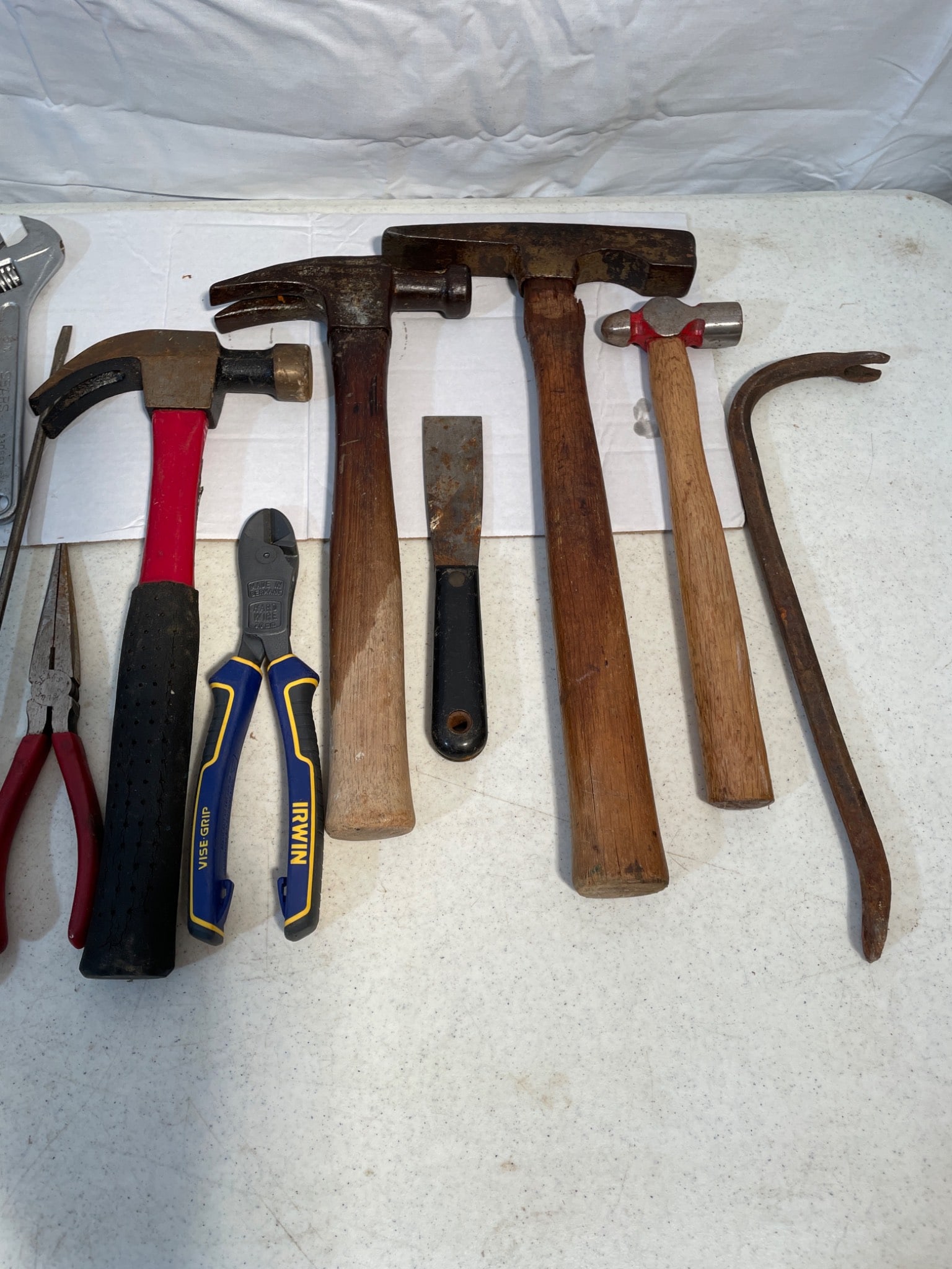 Tool Lot Including Hammers, Screwdrivers, Pliers, and Wrenches - 4
