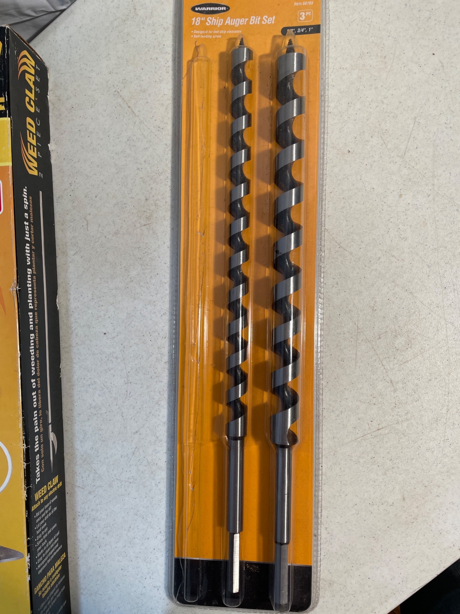 Weed Claw Bulb Drill and Drill Bit Set With Auger Attachments - 2