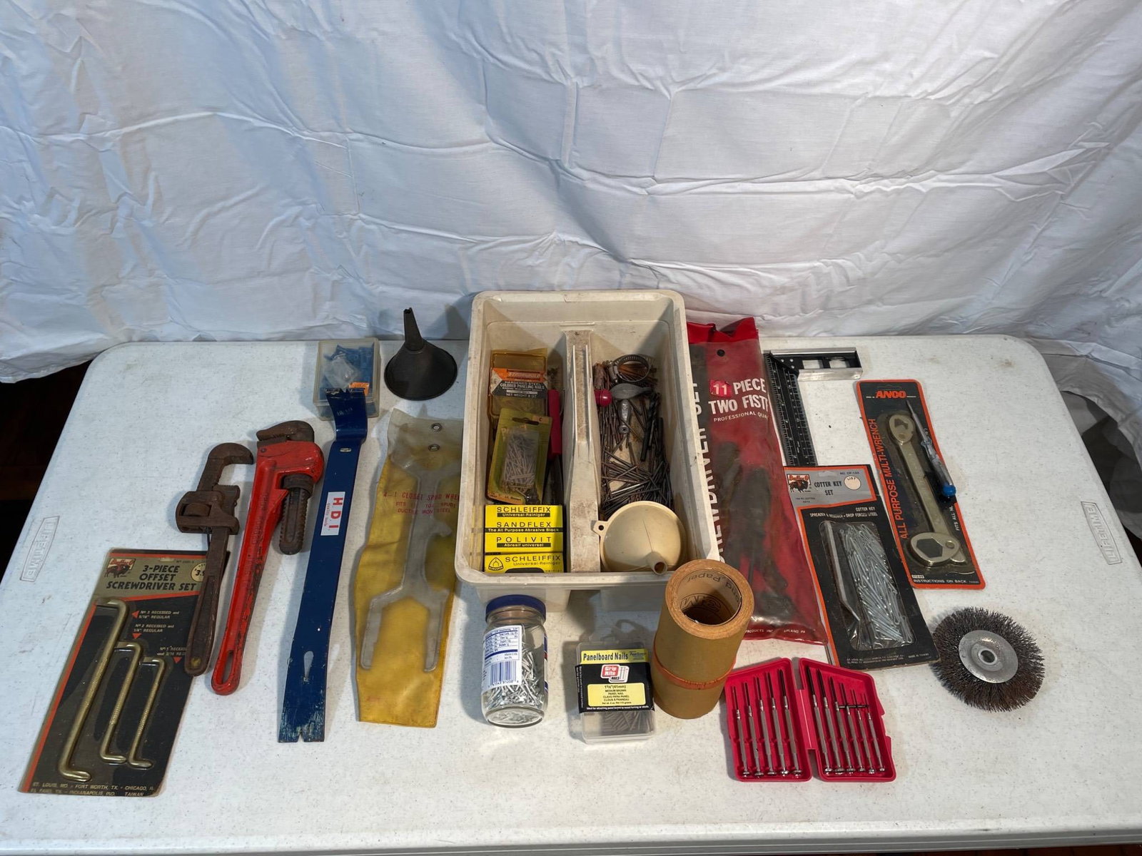 Tool Lot Including Wrenches, Screwdrivers, and Accessories (1 of 4)