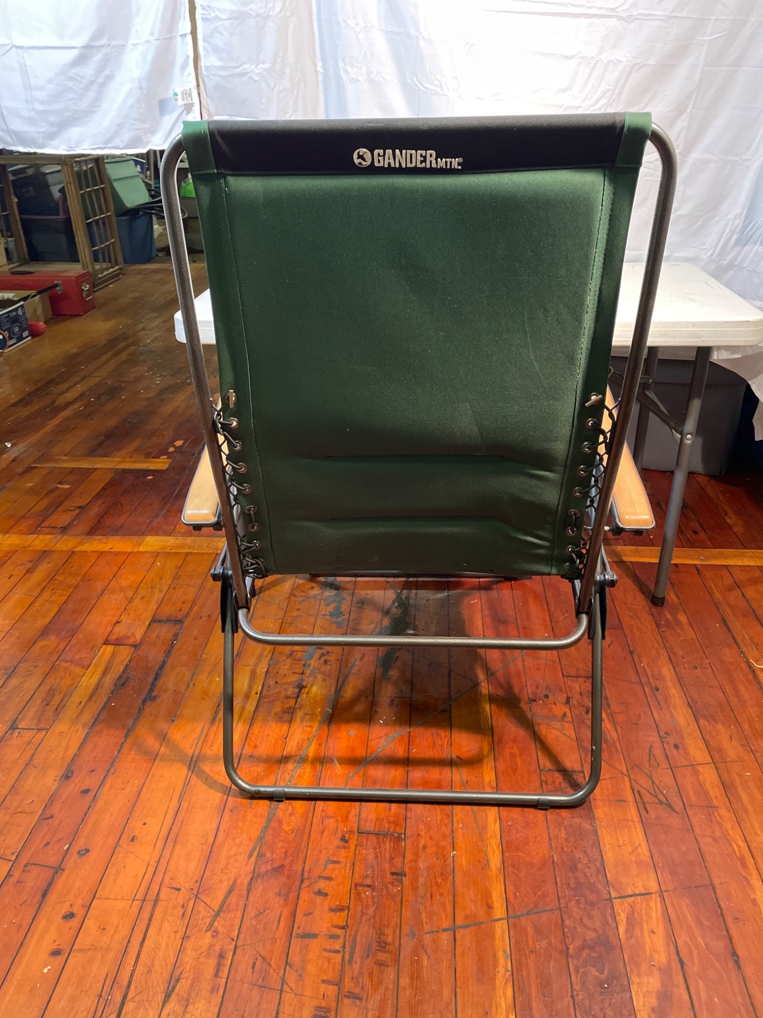 Gander Arctic Reclining Lounge Chair With Padded Seat and Steel Frame - 3