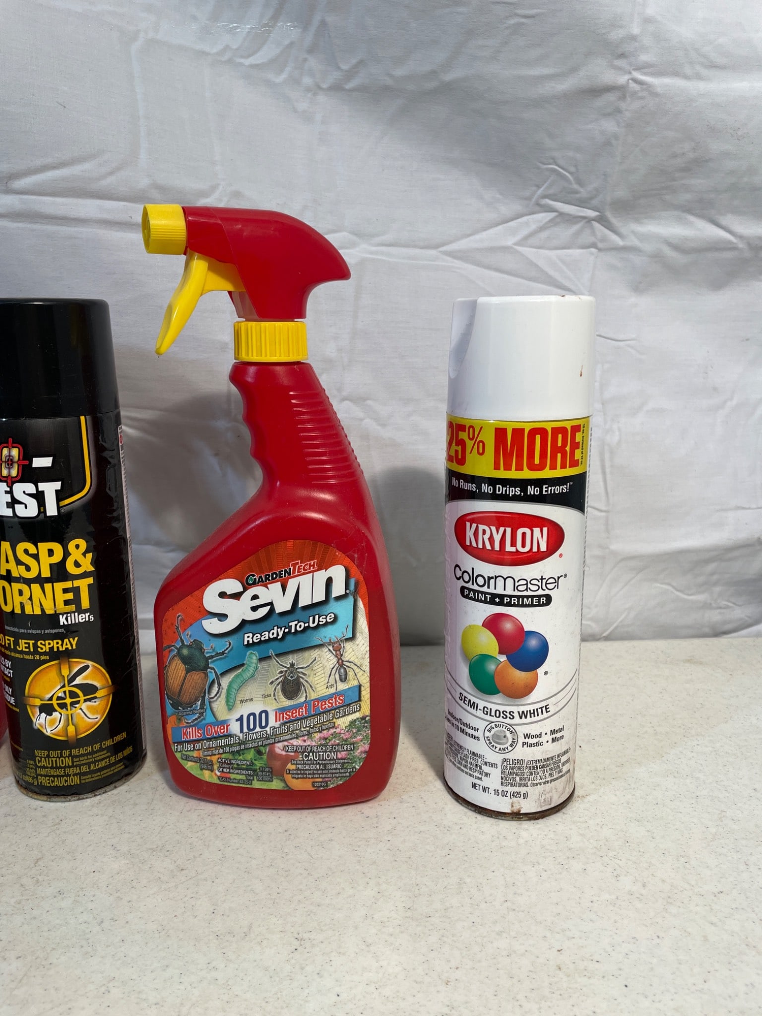 Miscellaneous Household Chemicals and Sprays, Including STA-BIL, Krylon, and SEVIN - 4