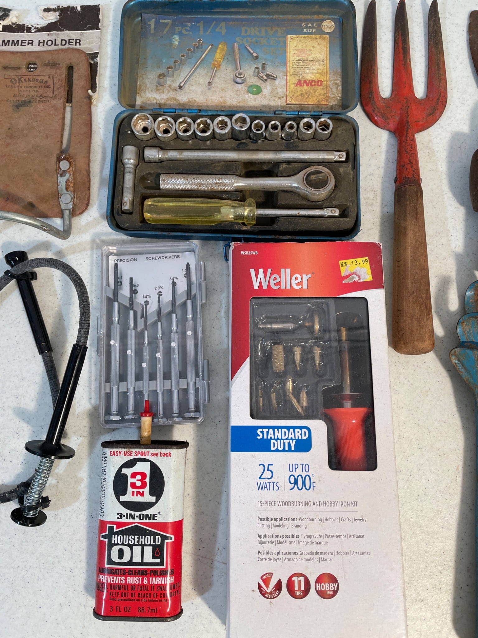 Tool Lot Featuring Hand Tools and Accessories - 3