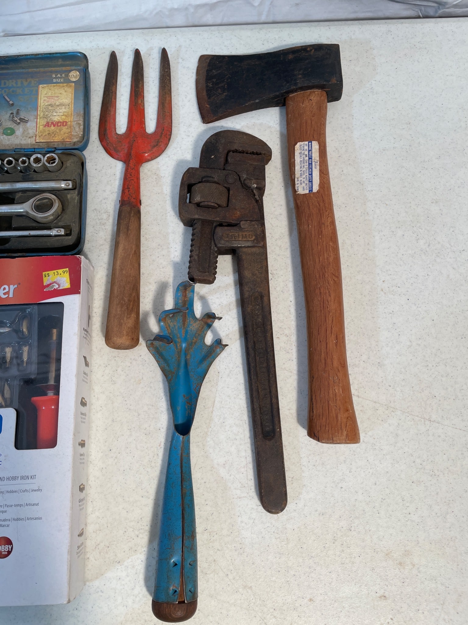 Tool Lot Featuring Hand Tools and Accessories - 4