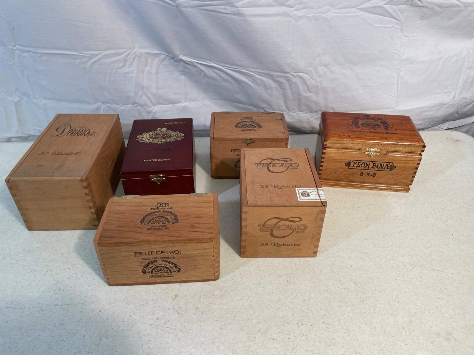 Wooden Cigar Boxes with Branded Designs (1 of 2)