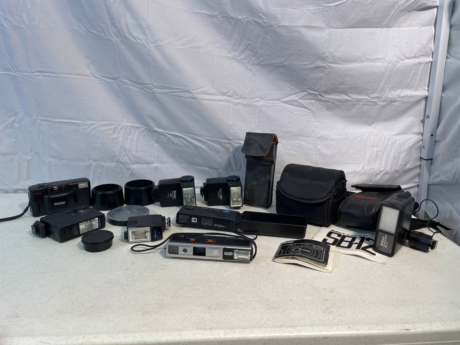 Camera And Flash Lot Including Multiple Units And Accessories (1 of 4)