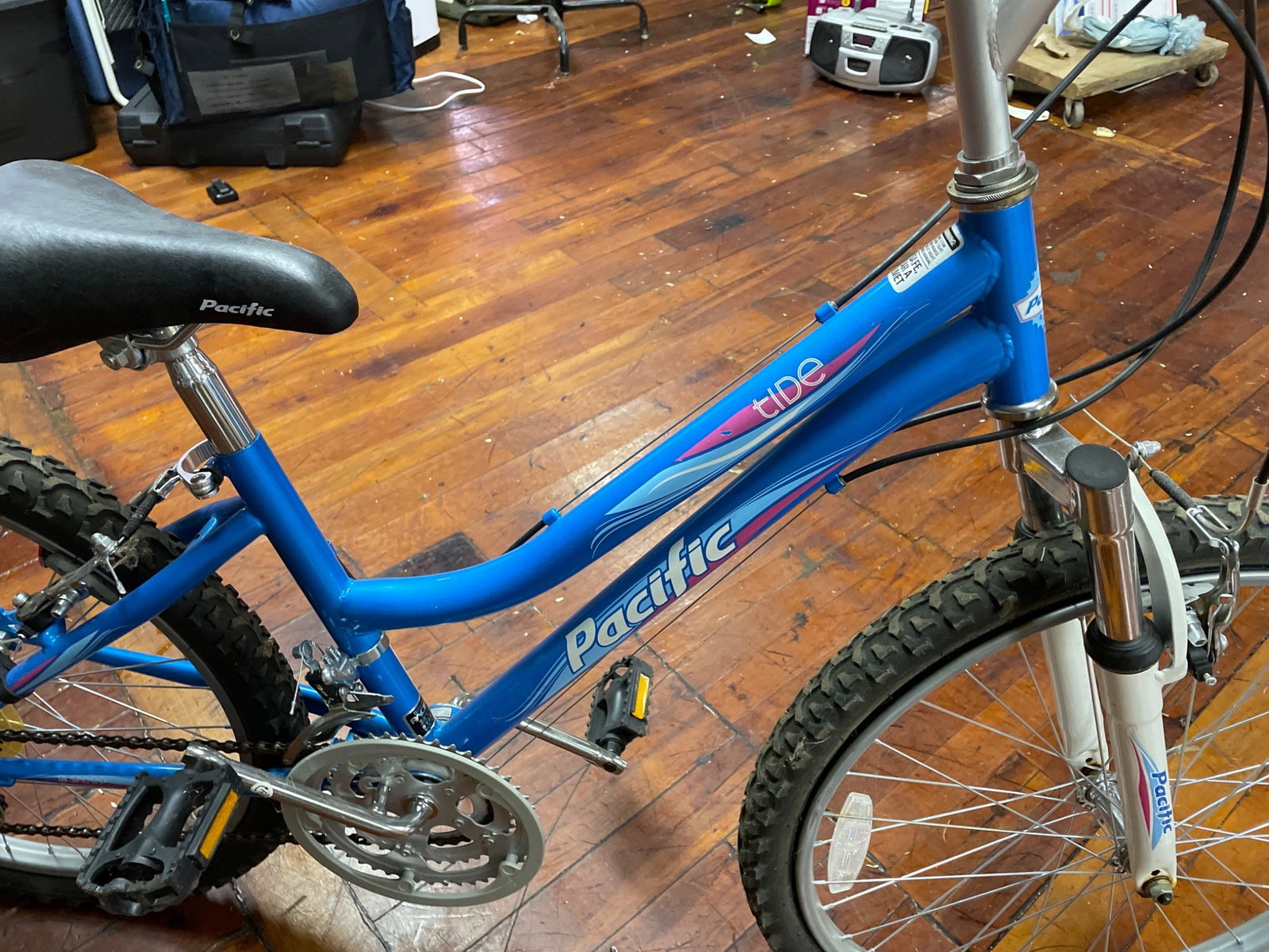 Pacific Tide 18-Speed Mountain Bike, Blue Frame - 2