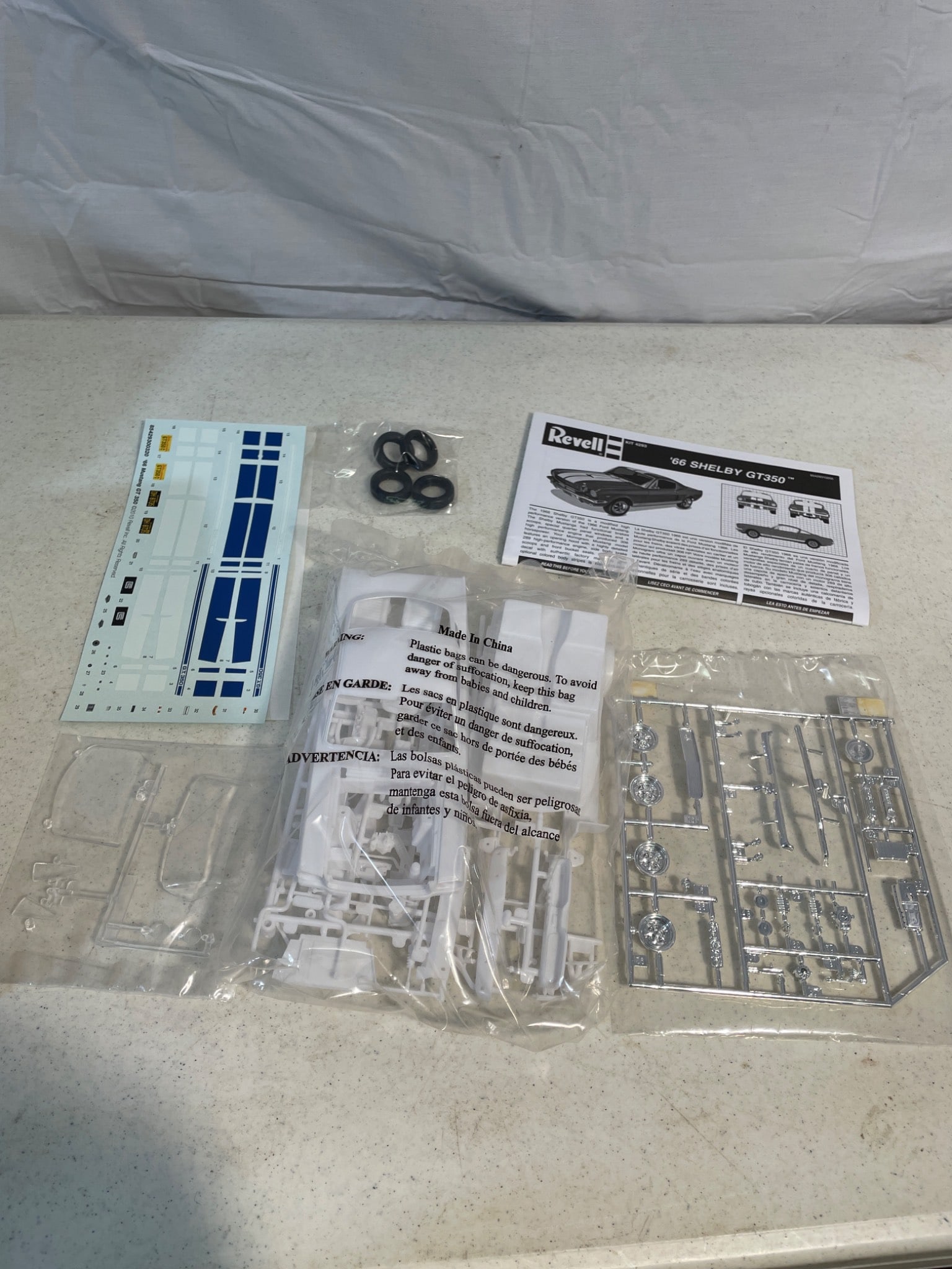 2011 Revell Monogram Motor-City Muscle '66 Shelby GT350 1:24 Model Kit - 3