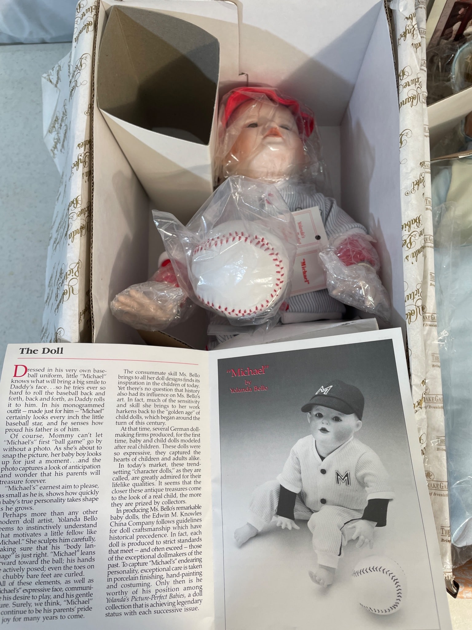 New Old Stock Porcelain Dolls in Original Packaging - 2