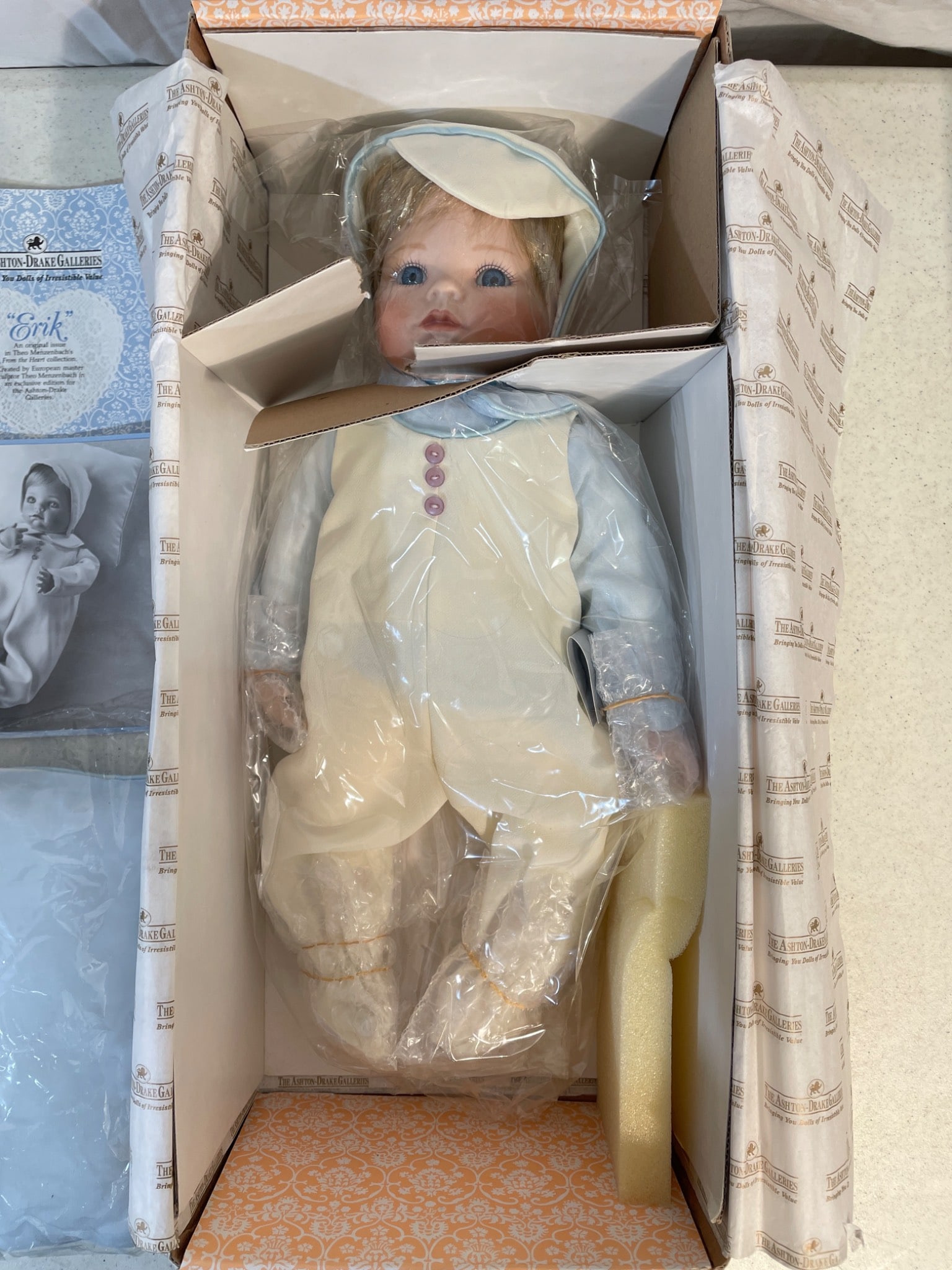 New Old Stock Porcelain Dolls in Original Packaging - 3