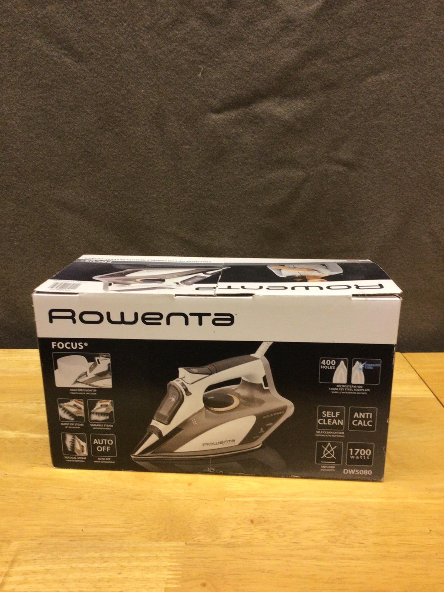 Rowenta DW5080 Focus Steam Iron with Manual and Box (1 of 3)