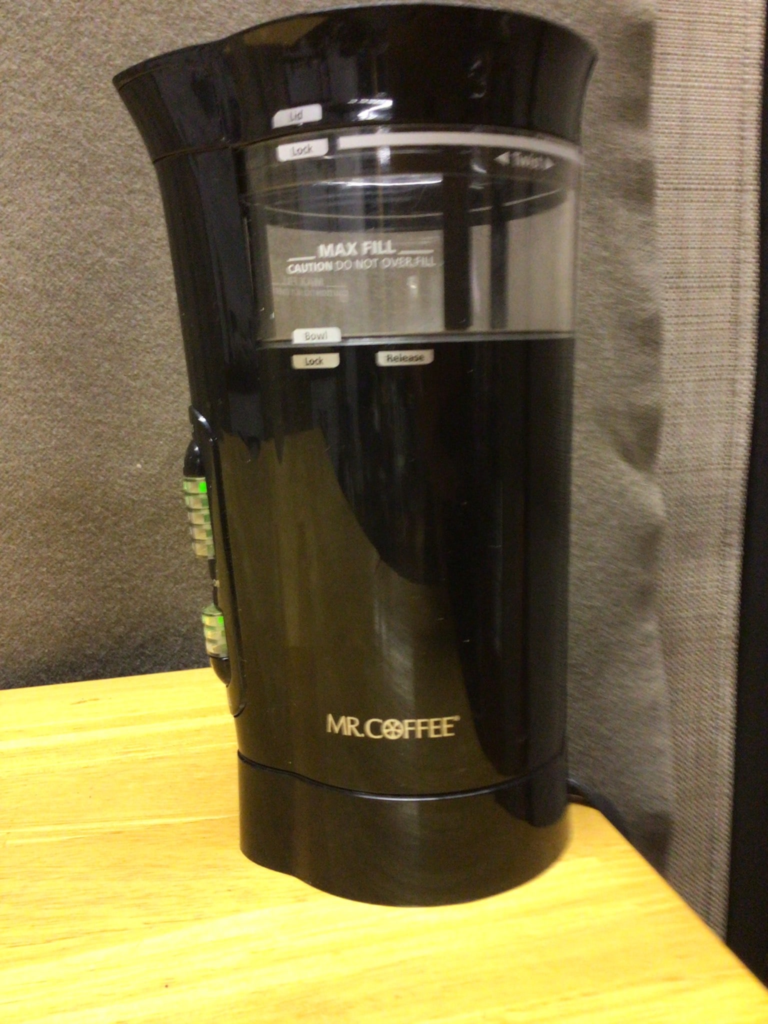 Mr. Coffee Electric Coffee Grinder With Measuring Guide - 2