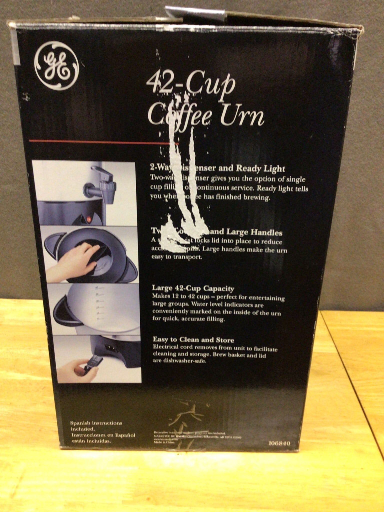 GE 42-Cup Coffee Urn Model 169164 With Original Packaging - 4