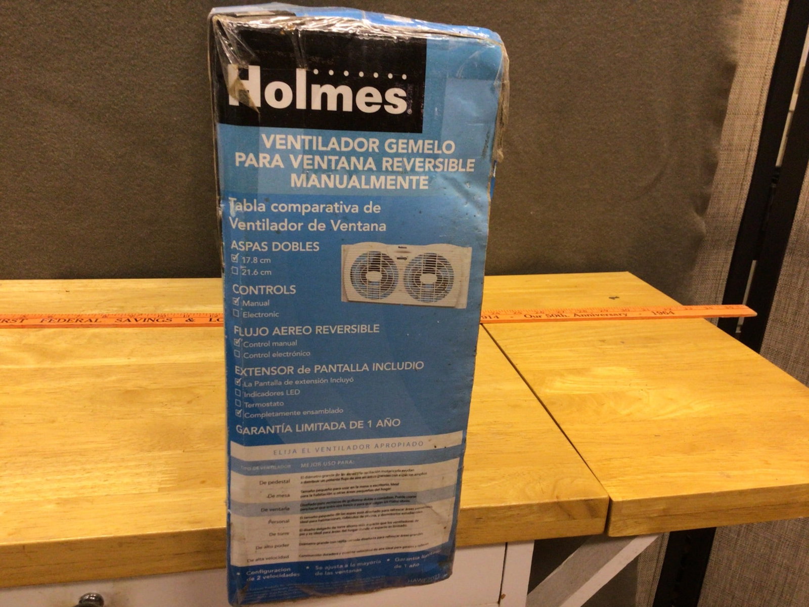 Holmes Manually Reversible Twin Window Fan - Brand New in Box - 3