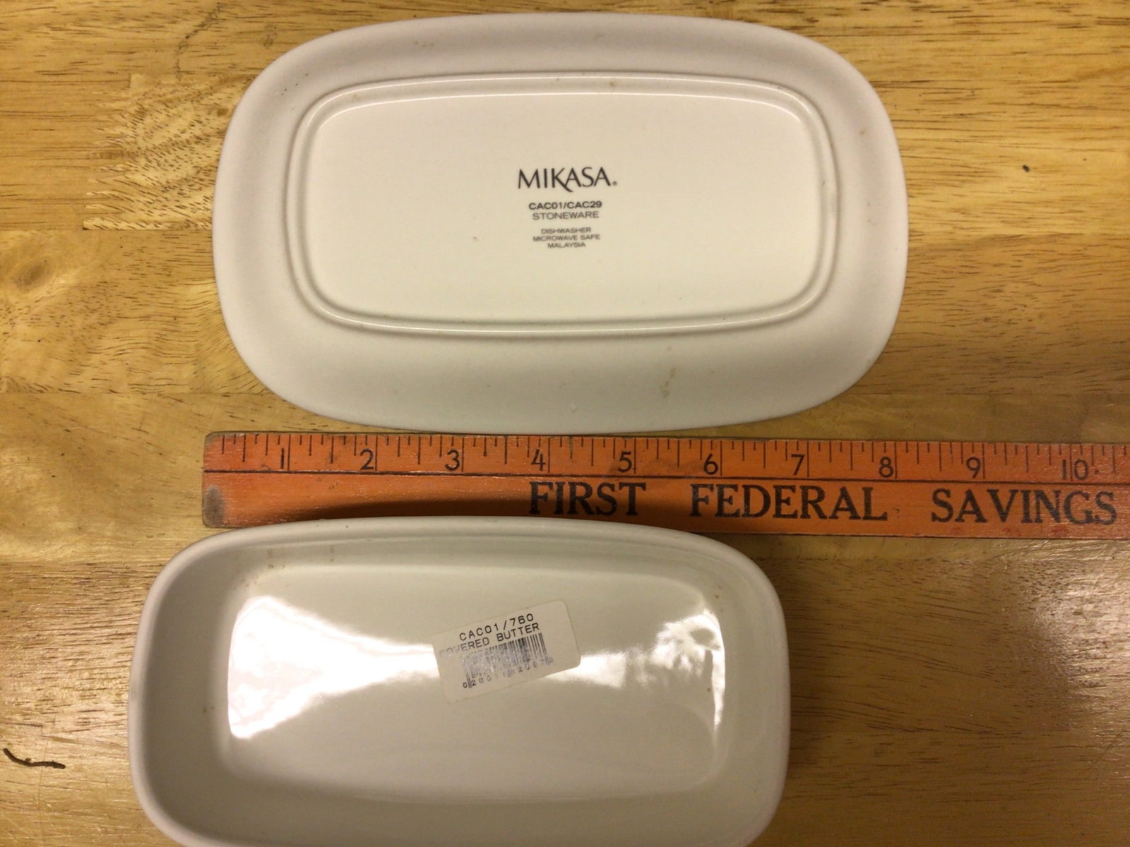 Mikasa Arabella CACO1760 Covered Butter Dish, Brand New in Box - 2