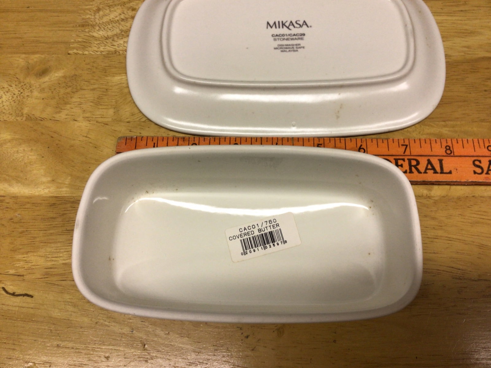Mikasa Arabella CACO1760 Covered Butter Dish, Brand New in Box - 3
