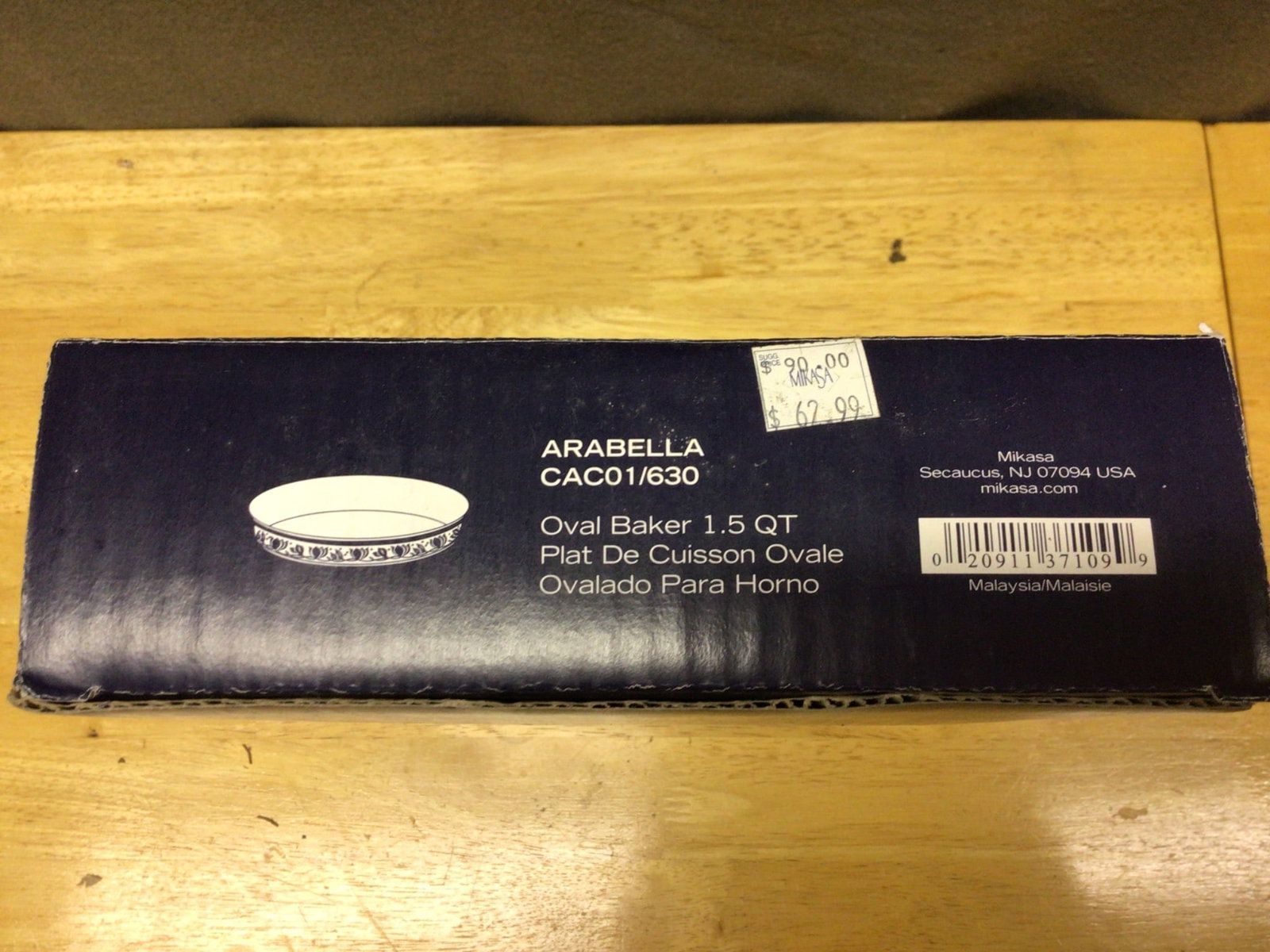 Mikasa Arabella Oval Baker Cac01/630 1.5 Qt Stoneware - 4