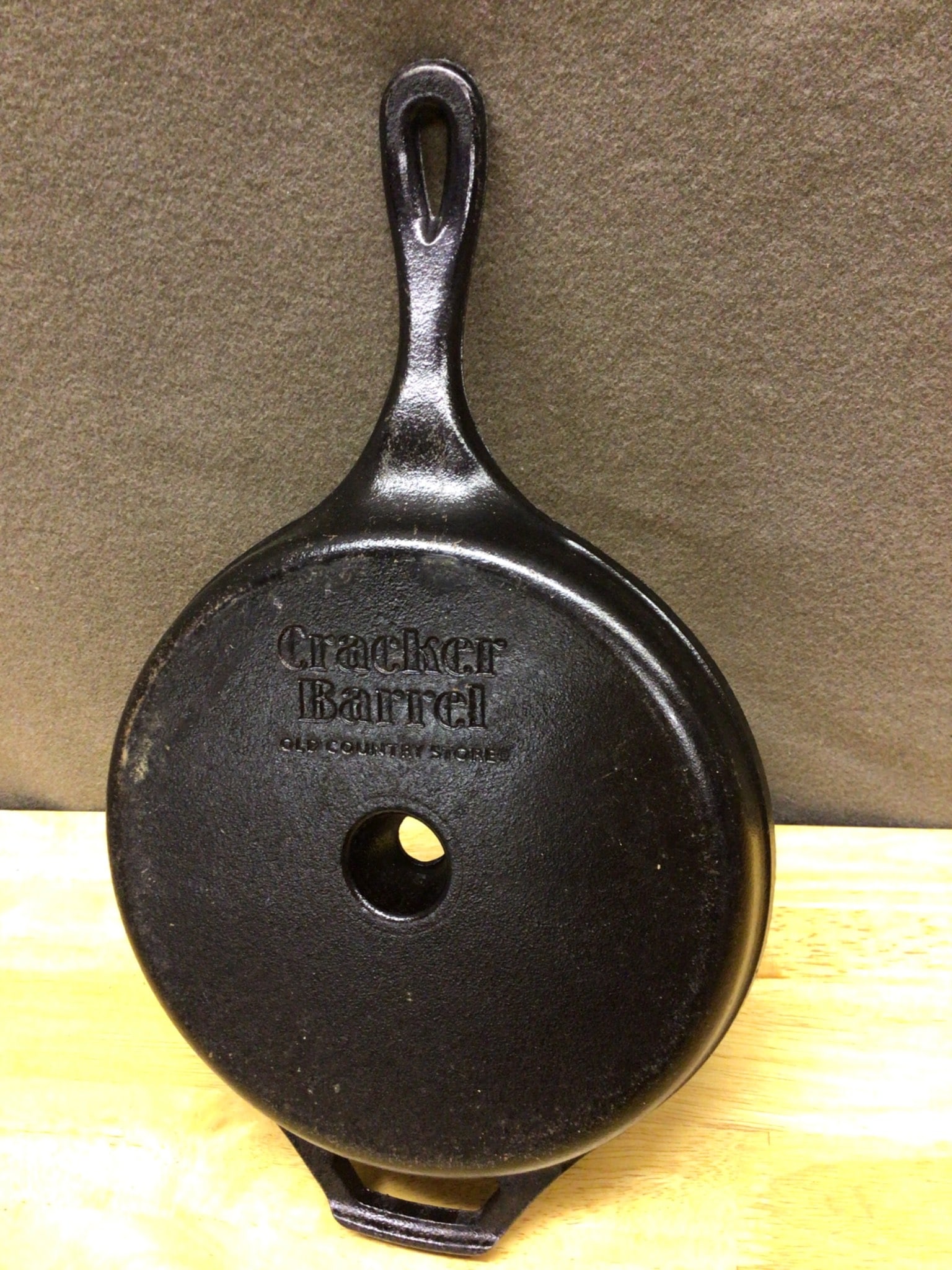 Cracker Barrel Divided Cast Iron Skillet with 6 Sections - 2