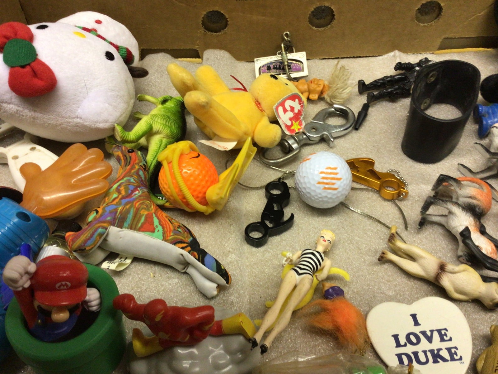 Toys, Plush, Figures, and Accessories in Cardboard Box - 2