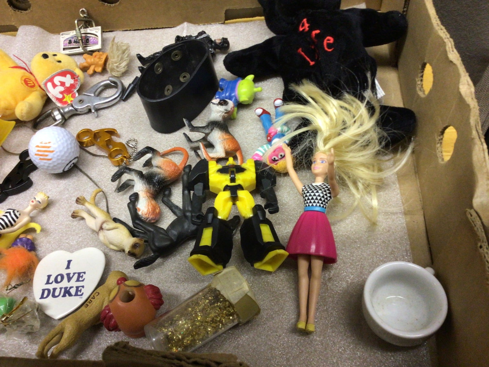 Toys, Plush, Figures, and Accessories in Cardboard Box - 3