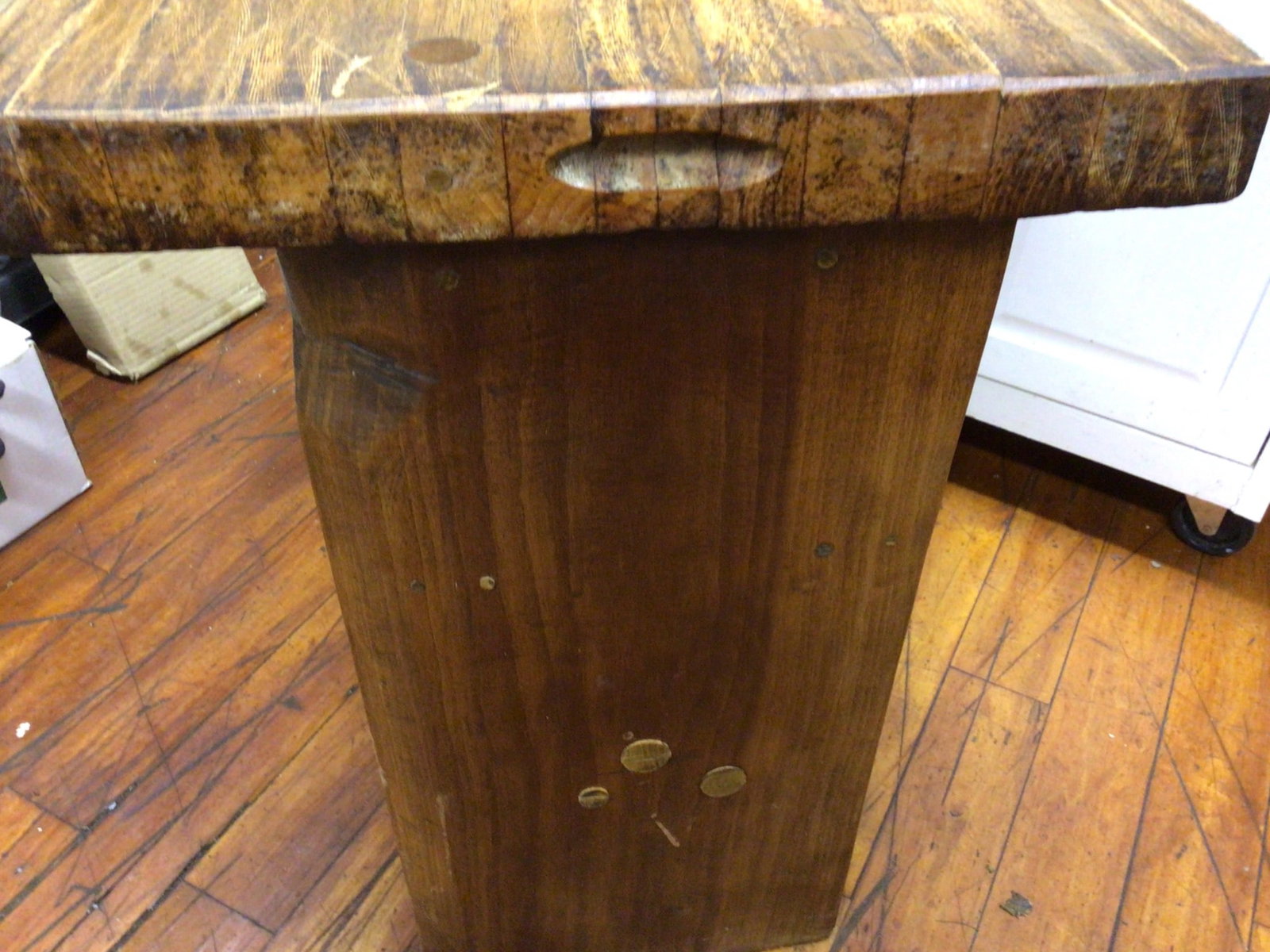 Handmade Wooden Table, 2 ft. Tall and 2 ft. Long - 3